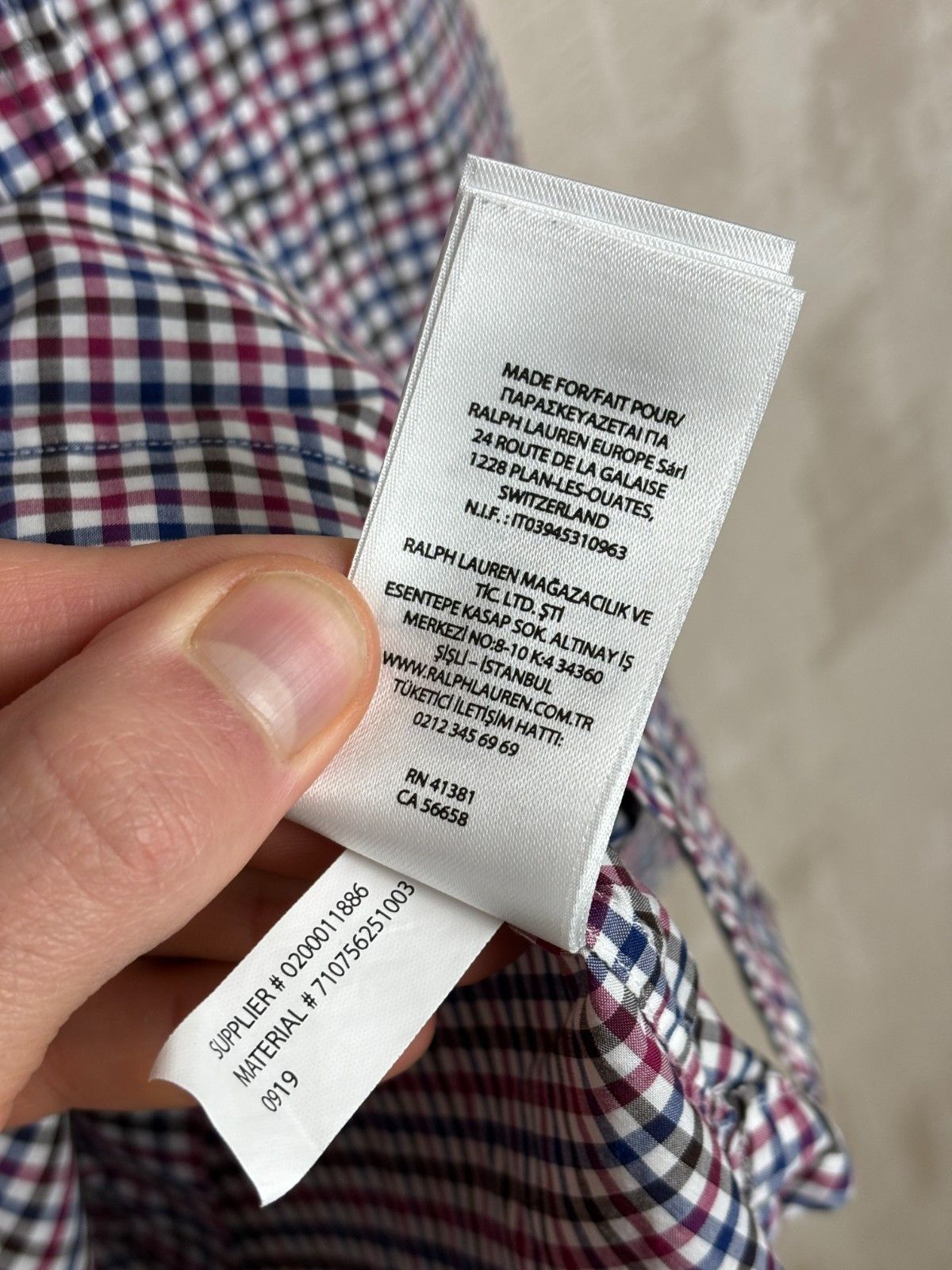 Ralph Lauren Ralph Lauren Check Long Sleeve Classic Fit Size US S / EU 44-46 / 1 - 15 Thumbnail