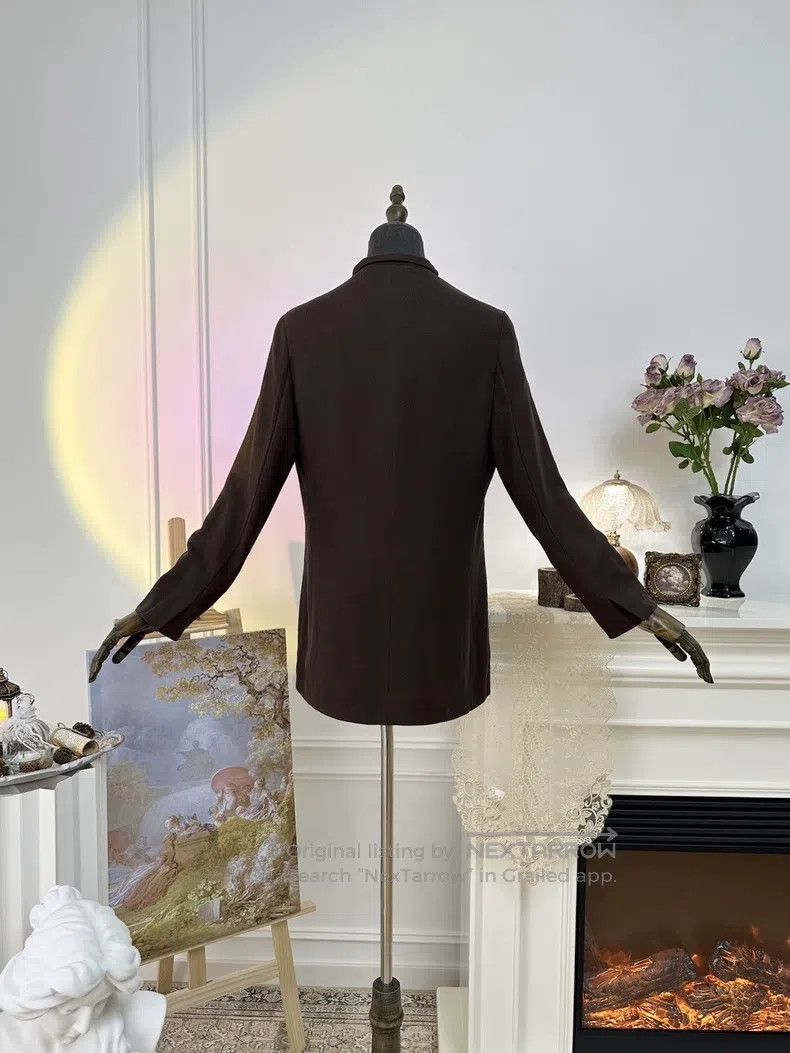 Hermes Hermes Margiela Era Casual Mid-Length Coat, Red Brown Size S / US 4 / IT 40 - 2 Thumbnail