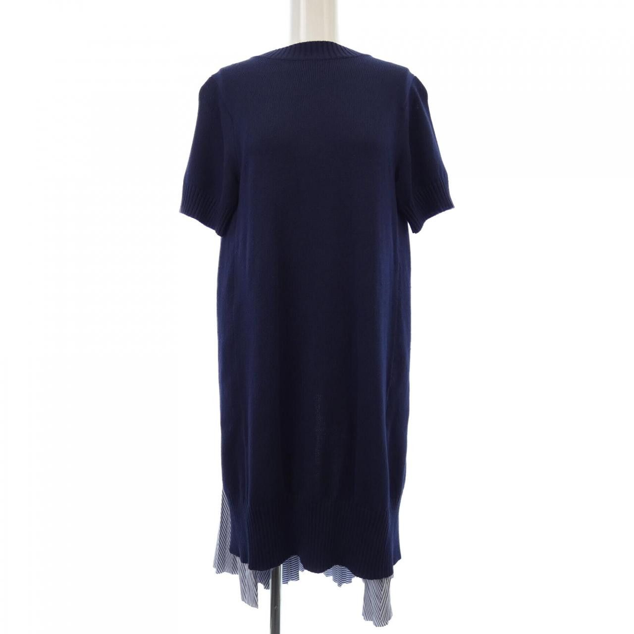 Sacai Sacai Sacai Dress Cotton Dresses 19-04303 DUTY FREE for USA Size ONE SIZE - 1 Thumbnail