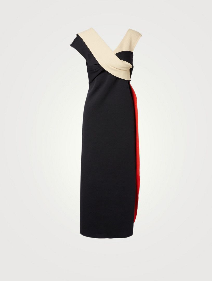 Jil Sander o1y0925 Midi Dress in Multicolor Size XS / US 0-2 / IT 36-38 - 1 Thumbnail