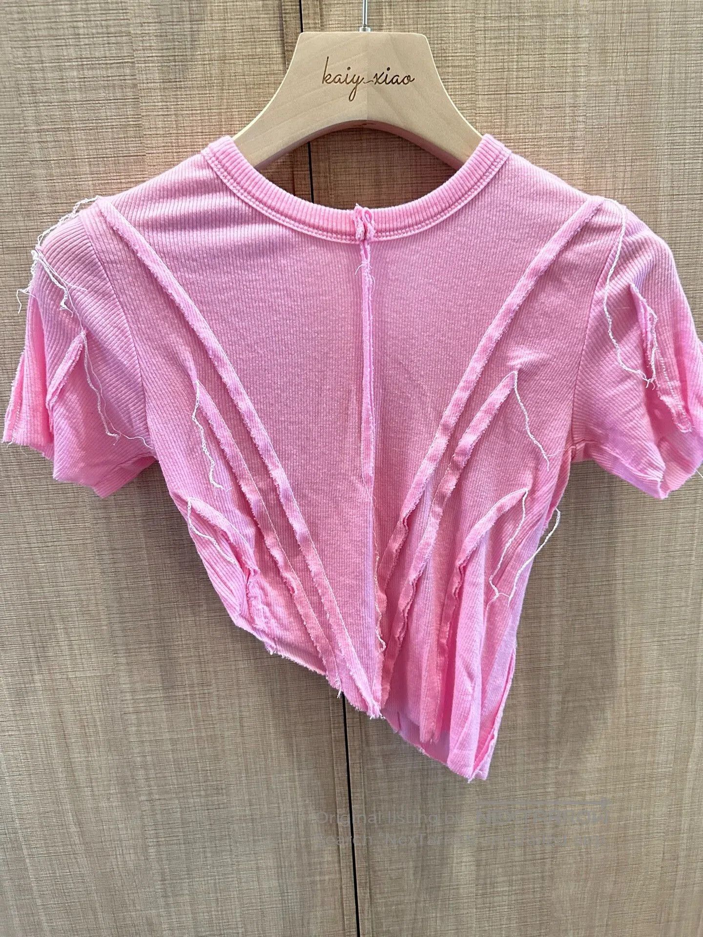 SAMI MIRO VINTAGE Sami Miro Vintage Asymmetrical T-Shirt. Size S / US 4 / IT 40 - 1 Thumbnail