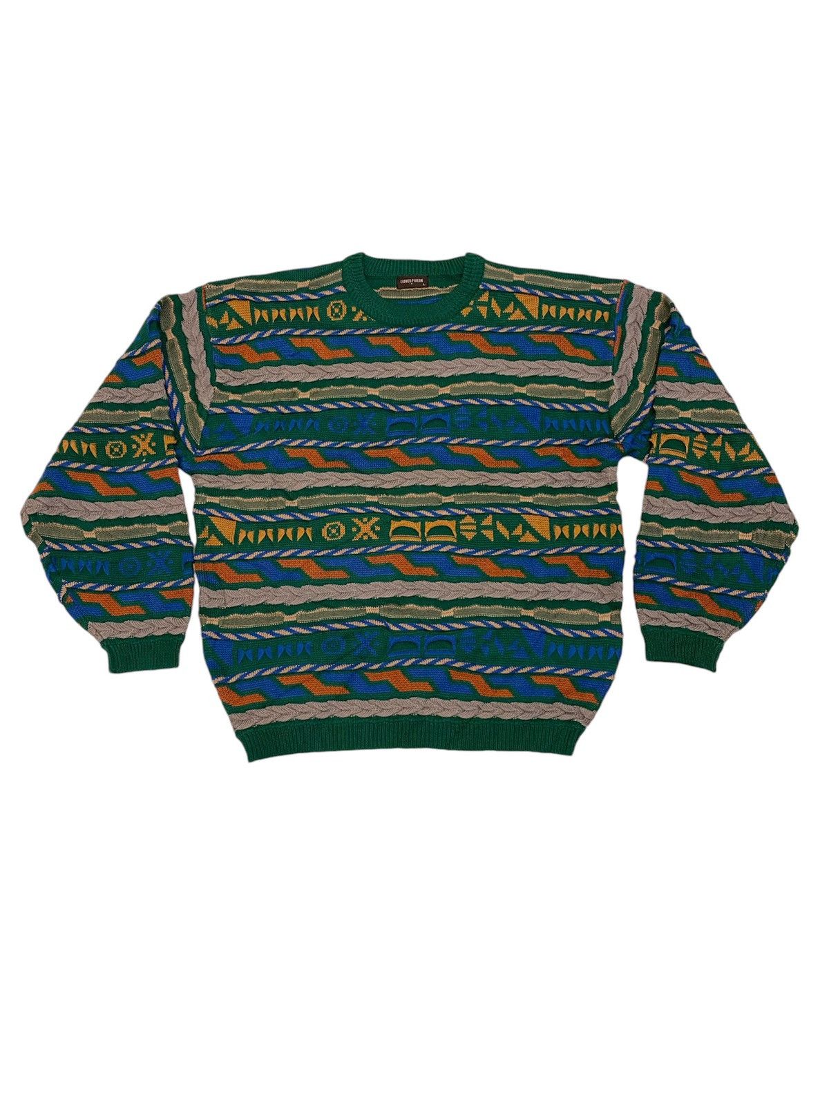 Art Comes First × Japanese Brand Multicolor Clover Pigeon Knitwear Art Shirt Size US L / EU 52-54 / 3 - 1 Thumbnail
