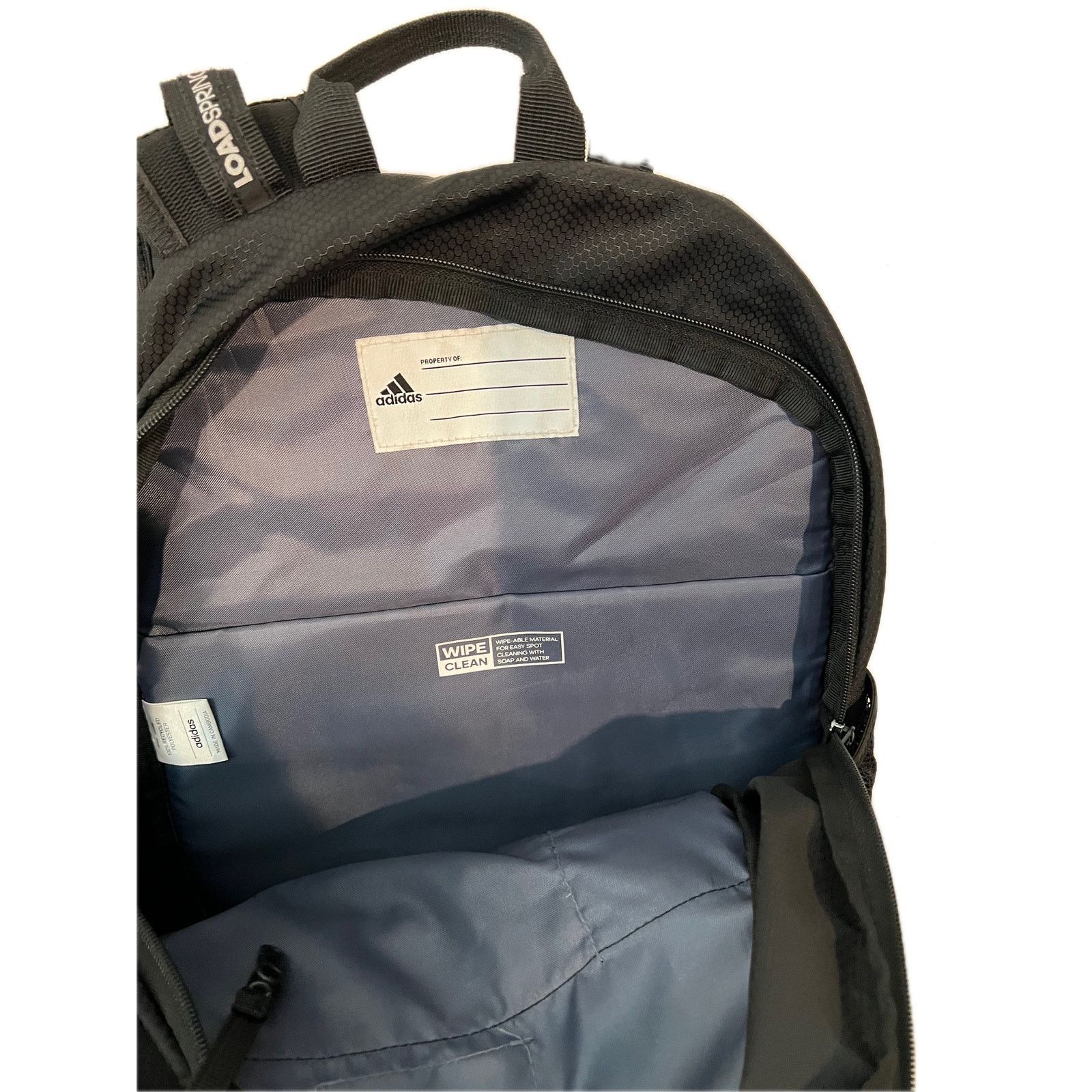 Adidas Adidas Excel 7 Black White Backpack Size 28 - 4 Thumbnail