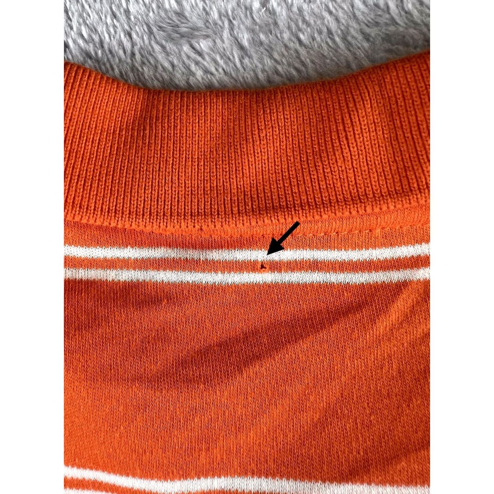 Ralph Lauren VINTAGE Ralph Lauren Polo Shirt Mens M Striped White Orange Logo breathable Easy Care Modern/Seasonal Size US M / EU 48-50 / 2 - 6 Thumbnail