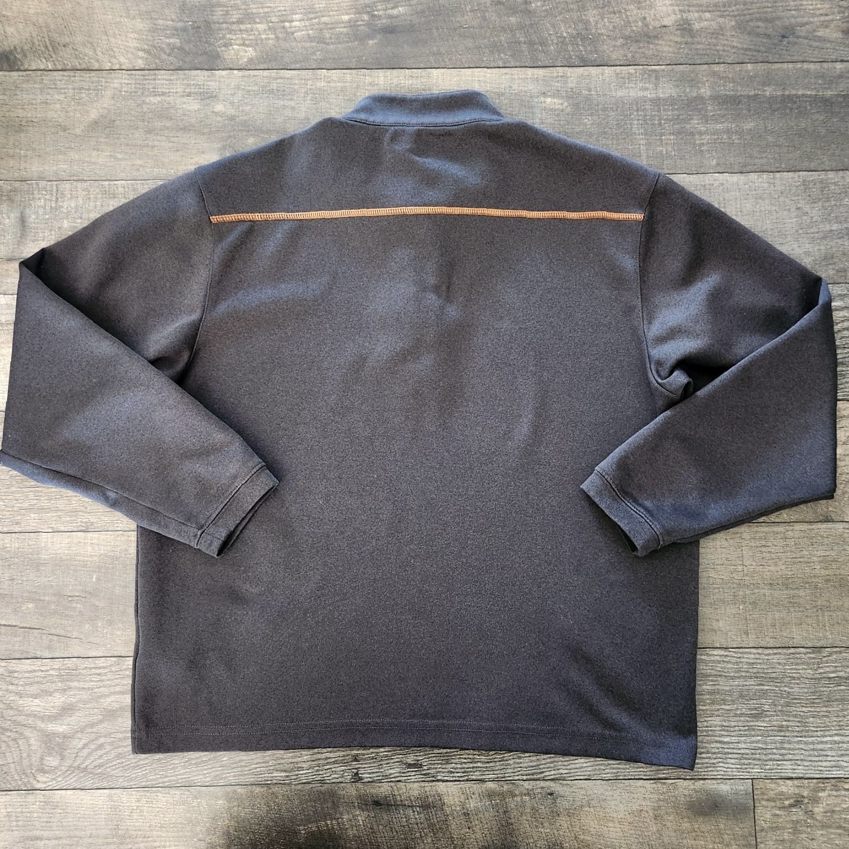 Vintage Pebble Beach Men's Med Long Sleeve 1/4 Zip Performance Golf Pullover Gray Size US M / EU 48-50 / 2 - 2 Thumbnail