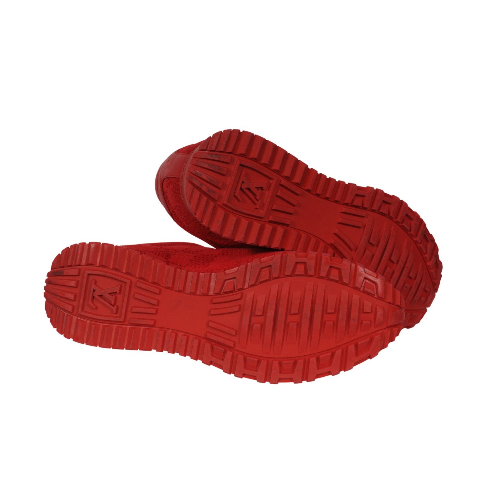 Louis Vuitton Runaway Damier Sneakers Red Size US 7 / EU 40 - 10 Thumbnail
