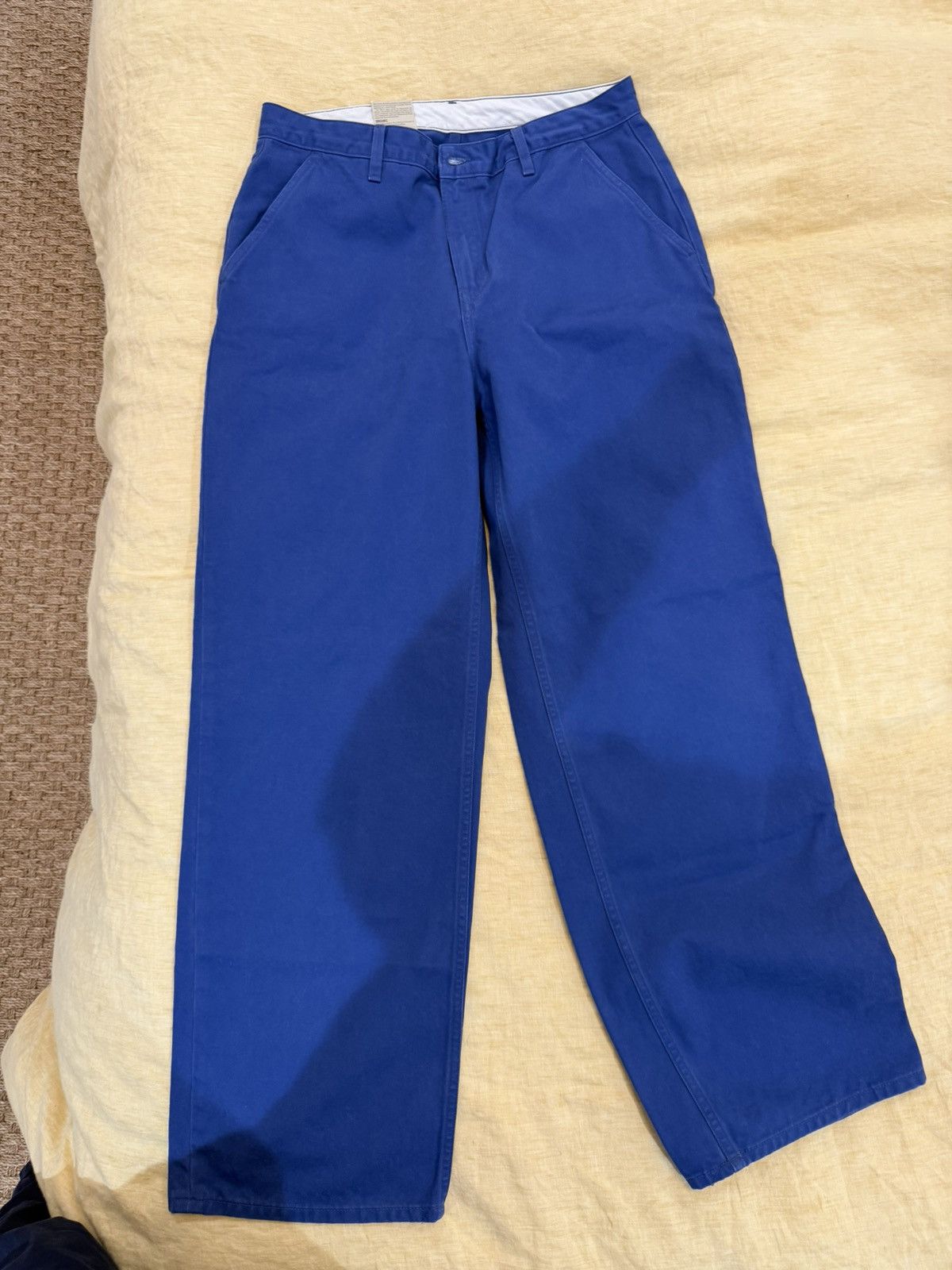 Nudie Jeans Nudie Willa Pants - Twill Blue - Size Large Size 32" / US 10 / IT 46 - 3 Thumbnail
