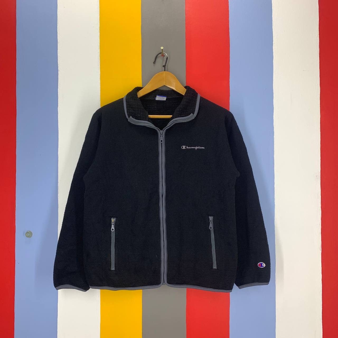 Champion Y2K Vintage CHAMPION Zipper Fleece / Jacket #2550/R Size US M / EU 48-50 / 2 - 1 Thumbnail