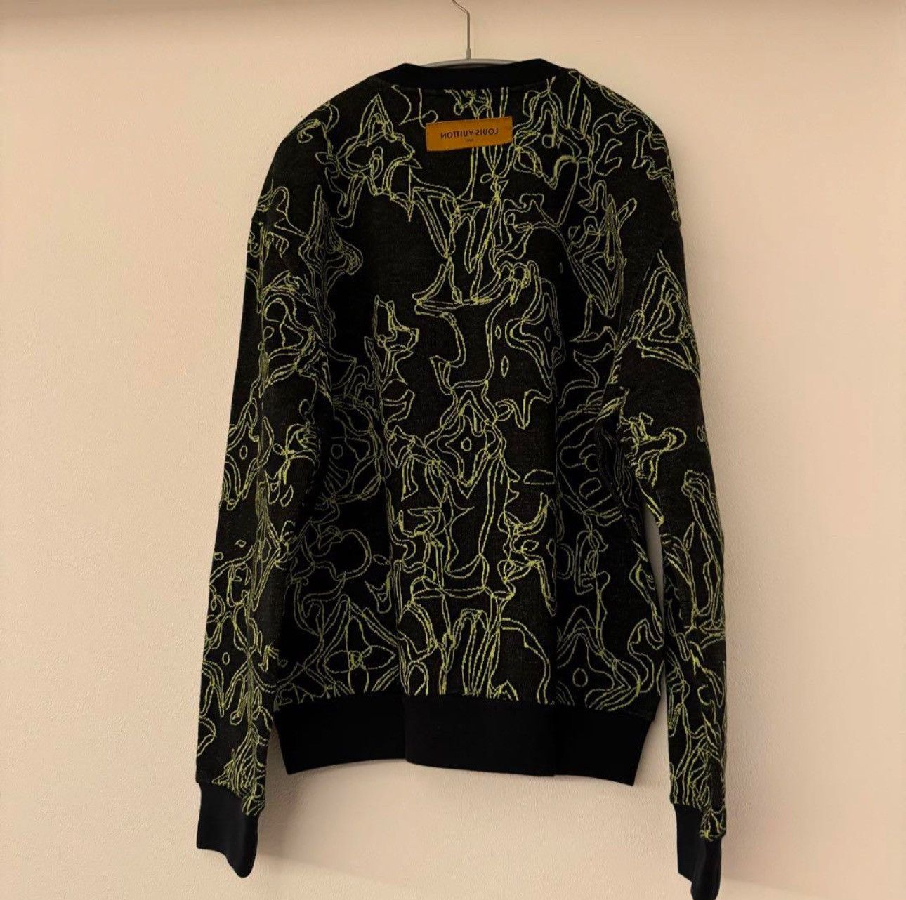 Louis Vuitton LOUISVUITTON Wavy Monogram Cotton Crew Neck Knit Sweater Size US M / EU 48-50 / 2 - 4 Thumbnail
