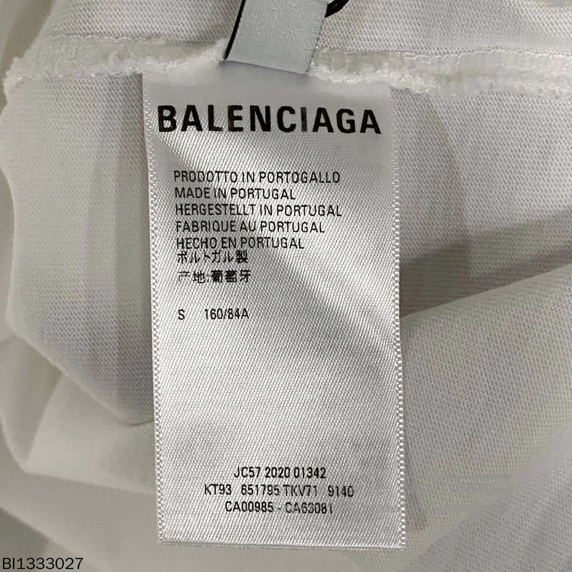 Balenciaga balenciaga short sleeve logo embroidered t-shirt. Size US S / EU 44-46 / 1 - 5 Thumbnail