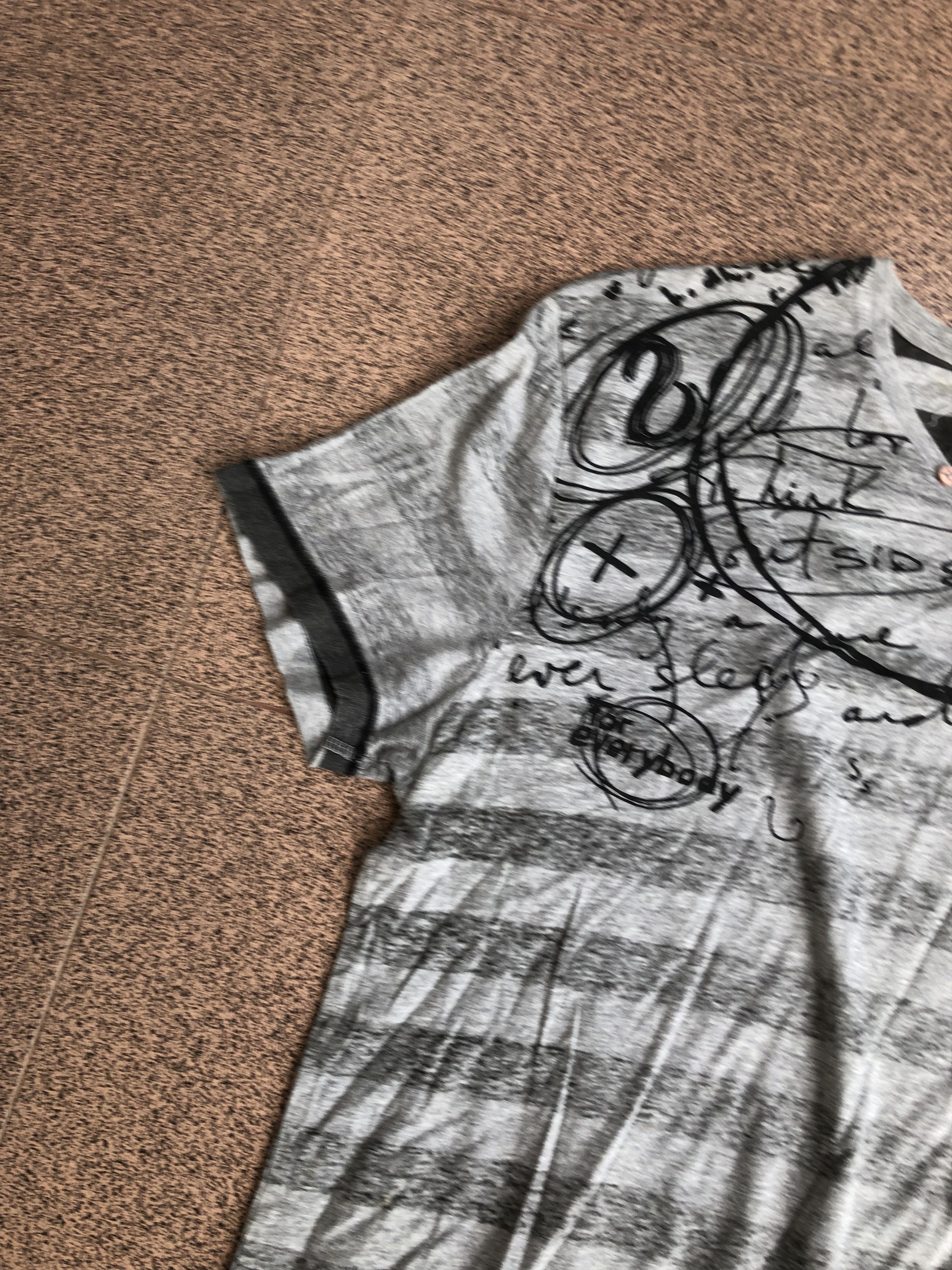 If Six Was Nine 2000s Double Layer Poem Vkei Style Y2k Japanese Size US XL / EU 56 / 4 - 6 Thumbnail