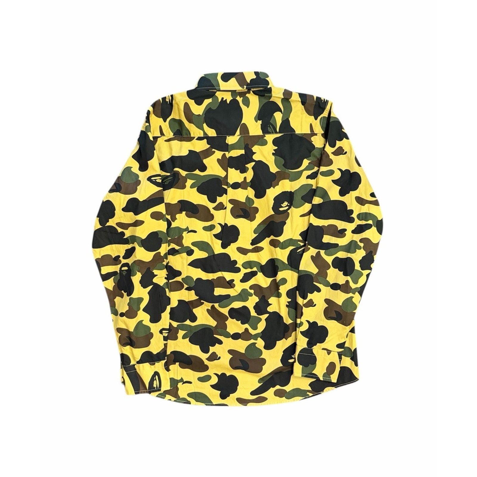 Bape Size L - Bape Camo Button Up Camo Long Sleeve Shirt NEW! Size US L / EU 52-54 / 3 - 2 Thumbnail