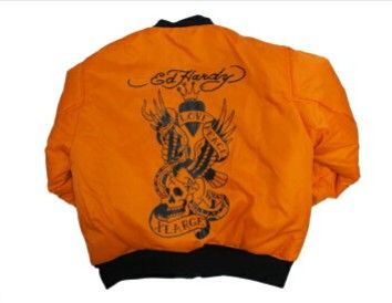 Ed Hardy ed hardy x x-large oldschool style fly bomber Size US L / EU 52-54 / 3 - 3 Thumbnail