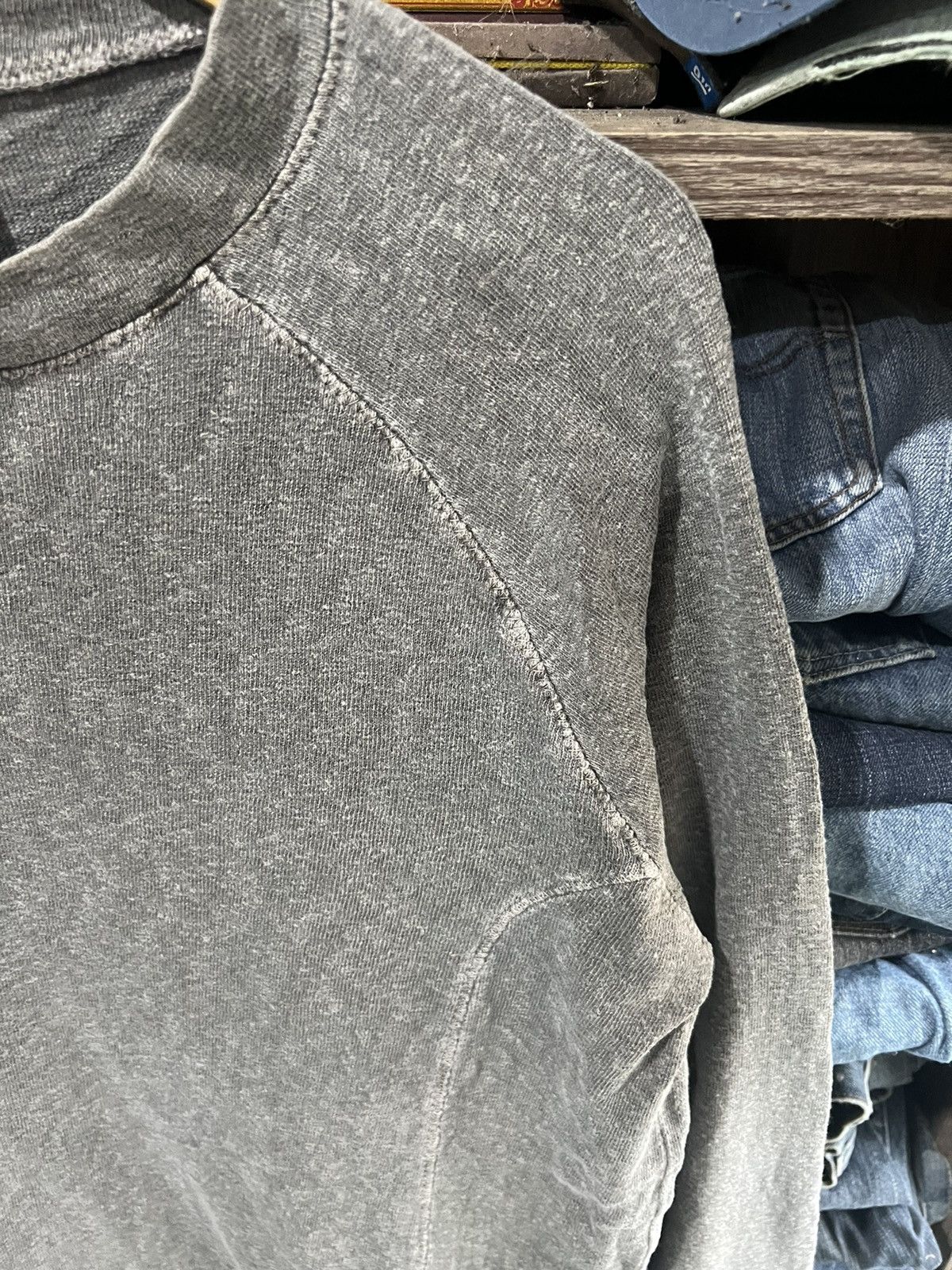 Global Work 🔥Distressed Global Work Long Sweatshirt Size US L / EU 52-54 / 3 - 6 Thumbnail