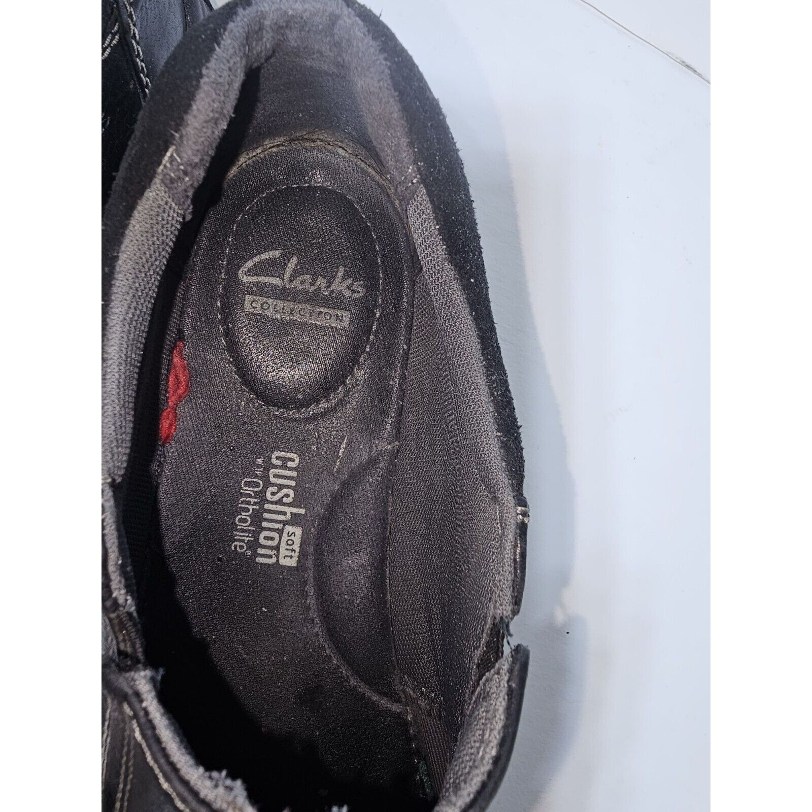 Clarks Clarks Men’ Black Leather Shoes Size 9M In Great Condition Size US 9 / EU 42 - 6 Thumbnail
