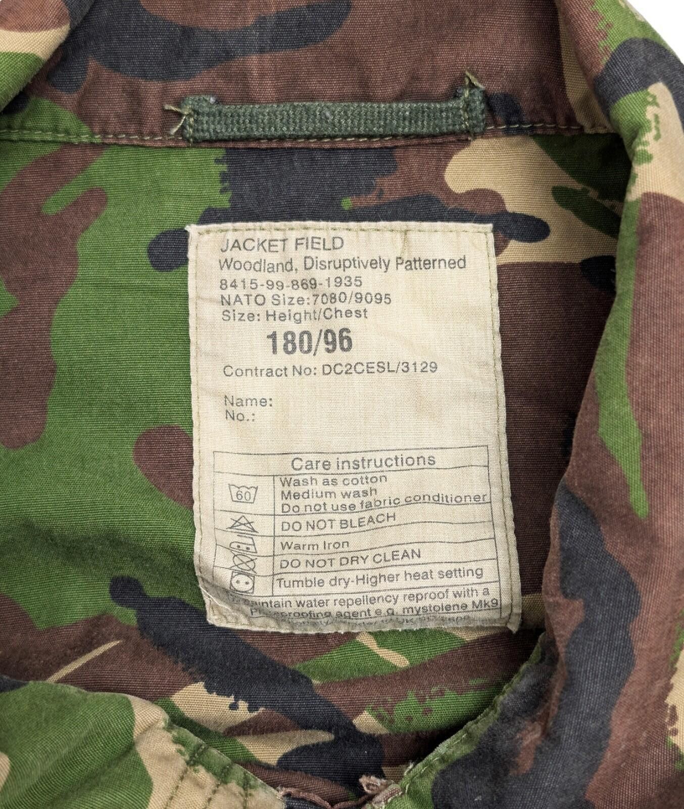 Other British Army Woodland DPM Combat Smock 2000s Era - Medium Size ONE SIZE - 3 Thumbnail