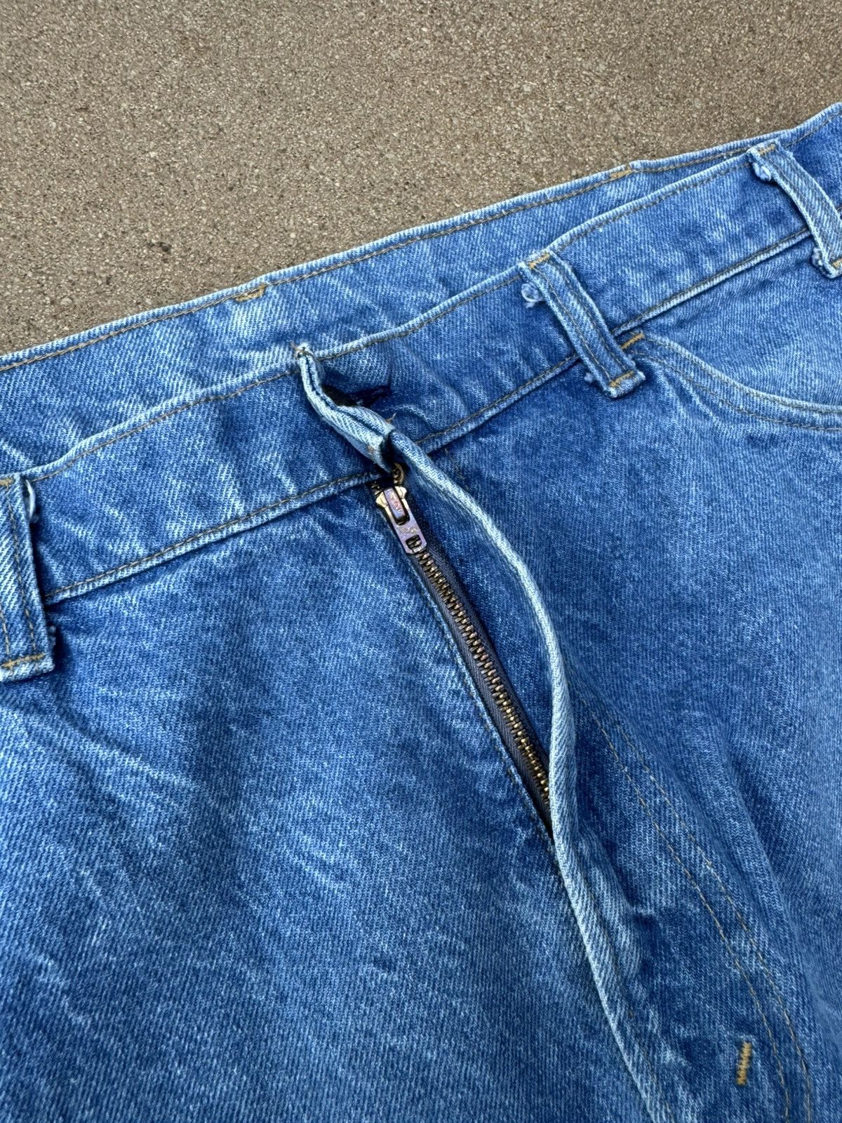 Levi's Vtg 70’s Levi’s 646 Orange Tab Bellbottom Flare Jeans 38x29 Size US 38 / EU 54 - 4 Thumbnail