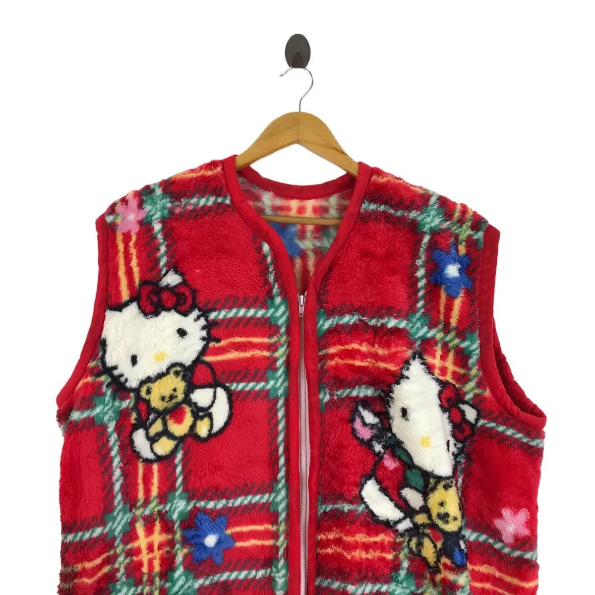 Vintage Vintage HELLO KITTY SANRIO 1996 Collection Fleece Ves Size XL / US 12-14 / IT 48-50 - 3 Thumbnail