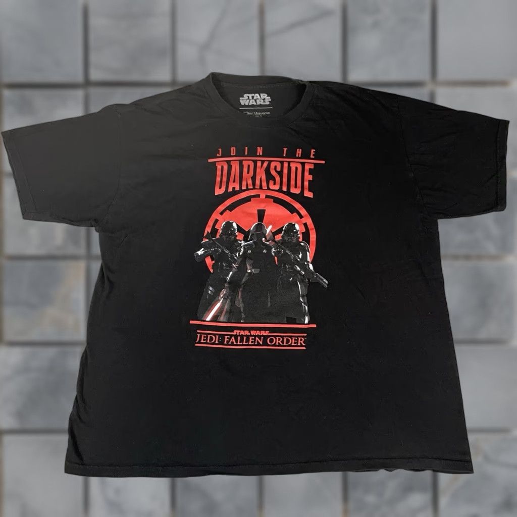 Star Wars Star Wars T Shirt Adult XXXL Black Darth Vader Jedi Fallen Order Disney Limited Logo Short Sleeve Crew Neck Mens 3XL Black Star Wars Size US XXL / EU 58 / 5 - 1 Thumbnail