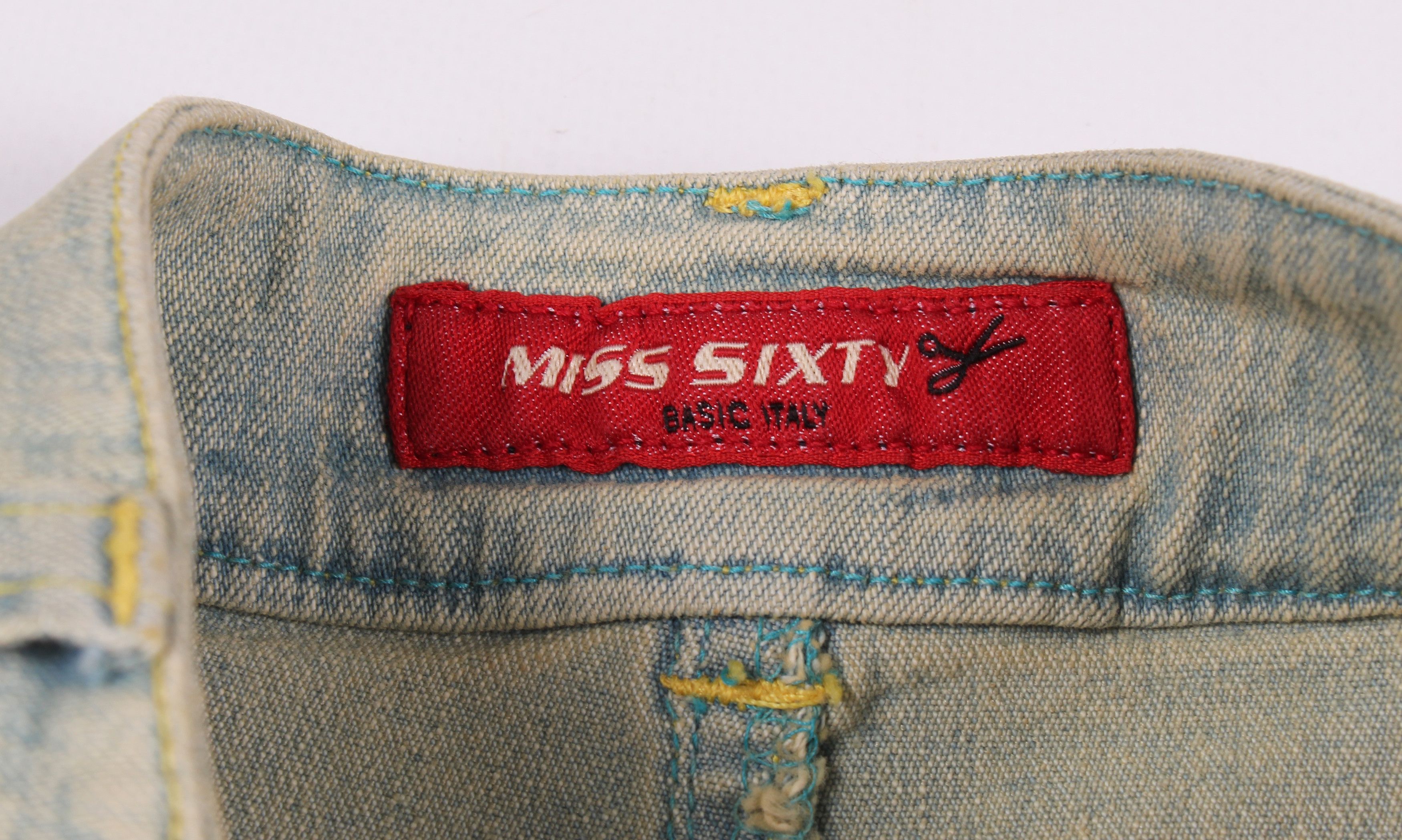 Miss Sixty Vintage Miss Sixty Y2K Pencil Straight Denim Skirt Size 26" / US 2 / IT 38 - 4 Thumbnail