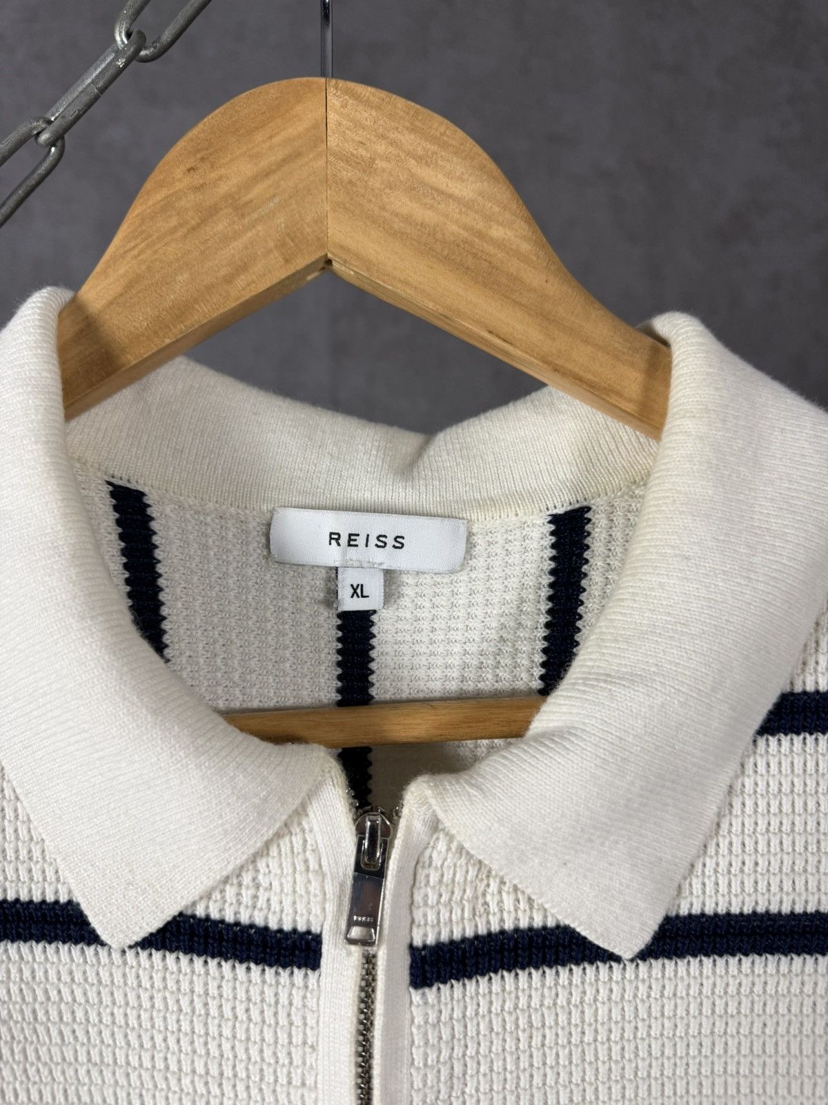 Reiss Reiss designer 1/3 zip polo tee Size US XL / EU 56 / 4 - 5 Thumbnail