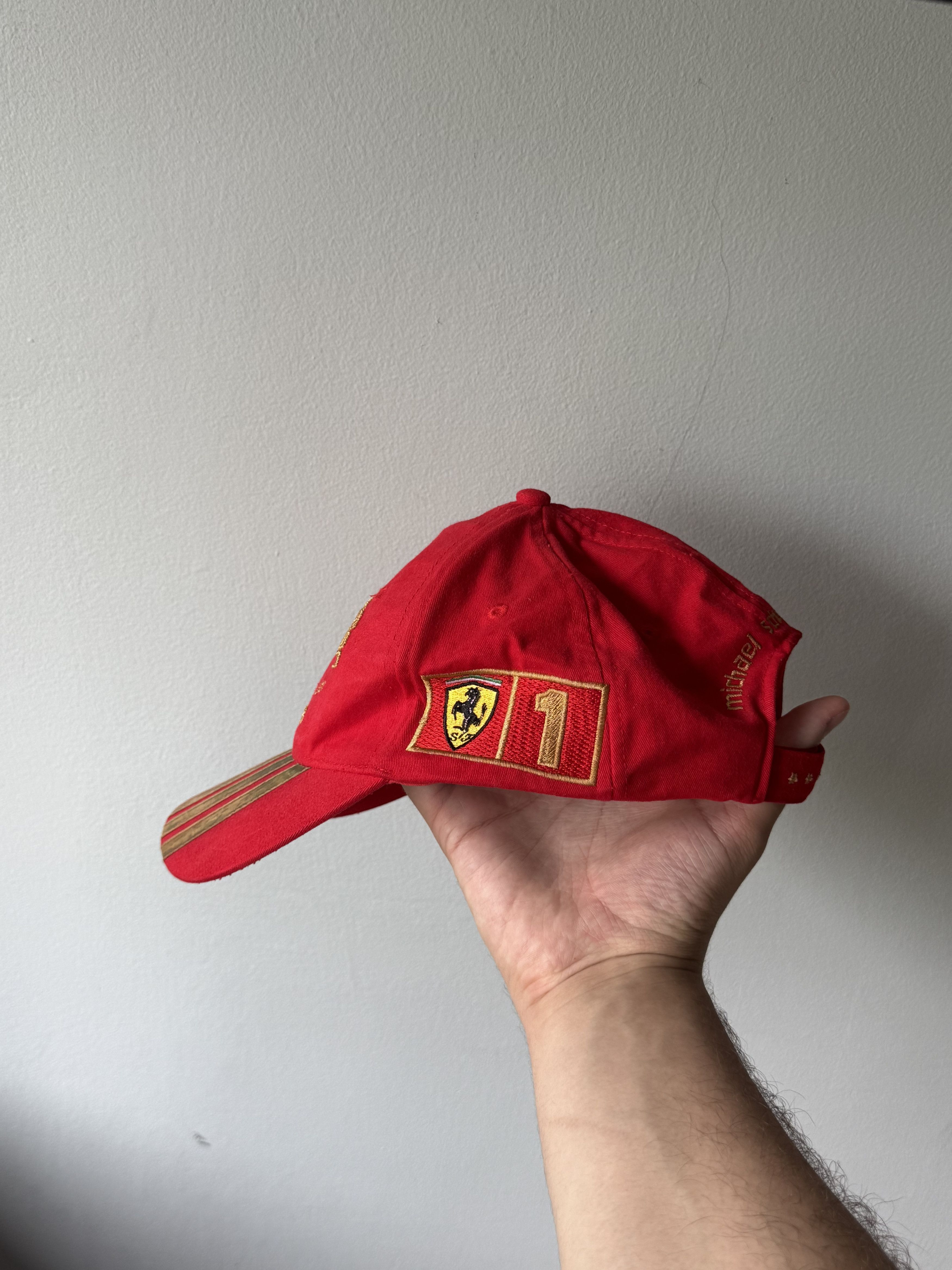 Formula 1 Vintage Michael Schumacher F1 World Champion Six Times Cap Size ONE SIZE - 3 Thumbnail