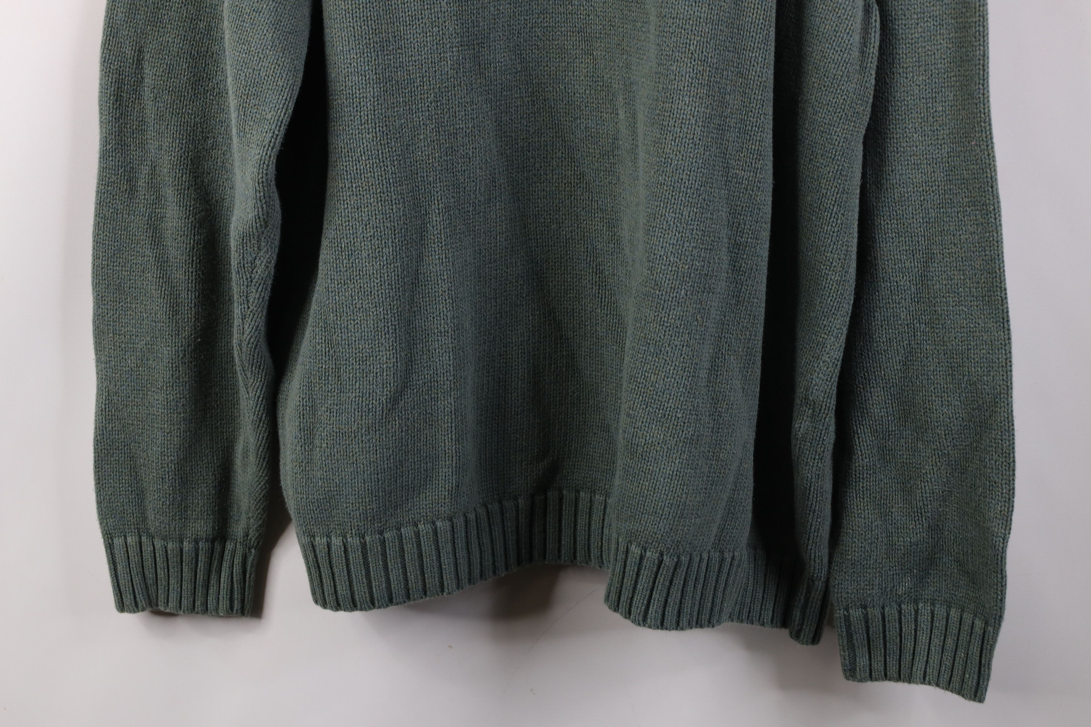 Lands' End Vintage 90s Lands End Ribbed Knit Turtleneck Sweater Japan Size XL / US 12-14 / IT 48-50 - 3 Thumbnail