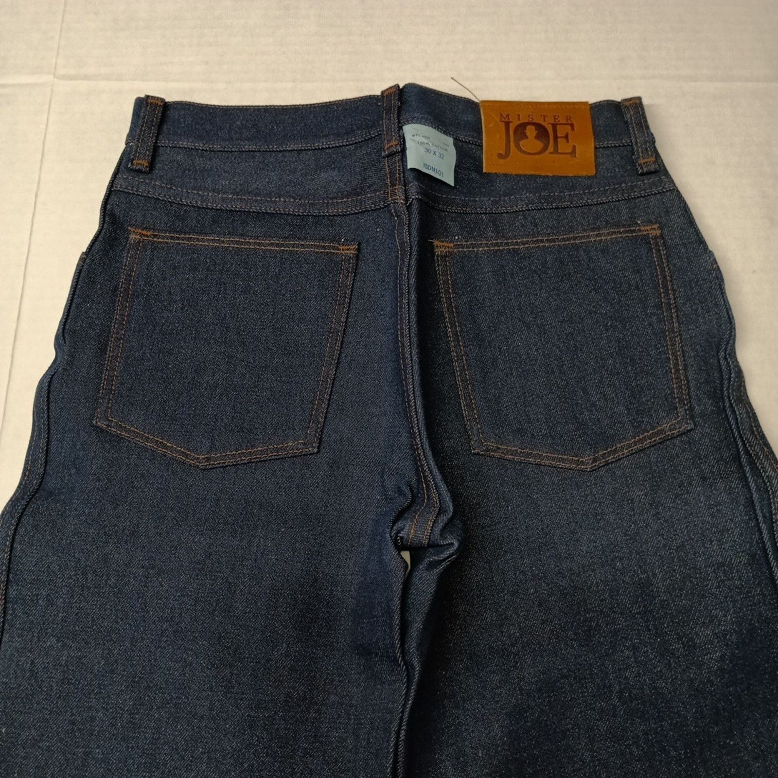 Other Vintage Mister Joe Jeans Men's Size 30x32 Blue Straight Leg Size US 30 / EU 46 - 8 Thumbnail