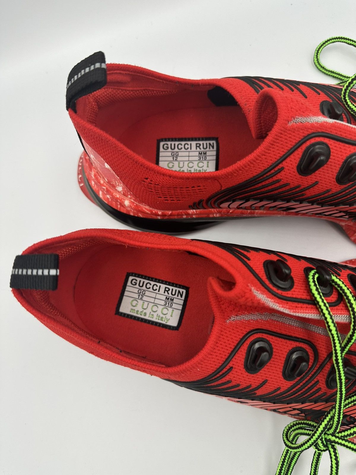 Gucci Gucci Run Sneaker Red brand new Size US 13 / EU 46 - 4 Thumbnail