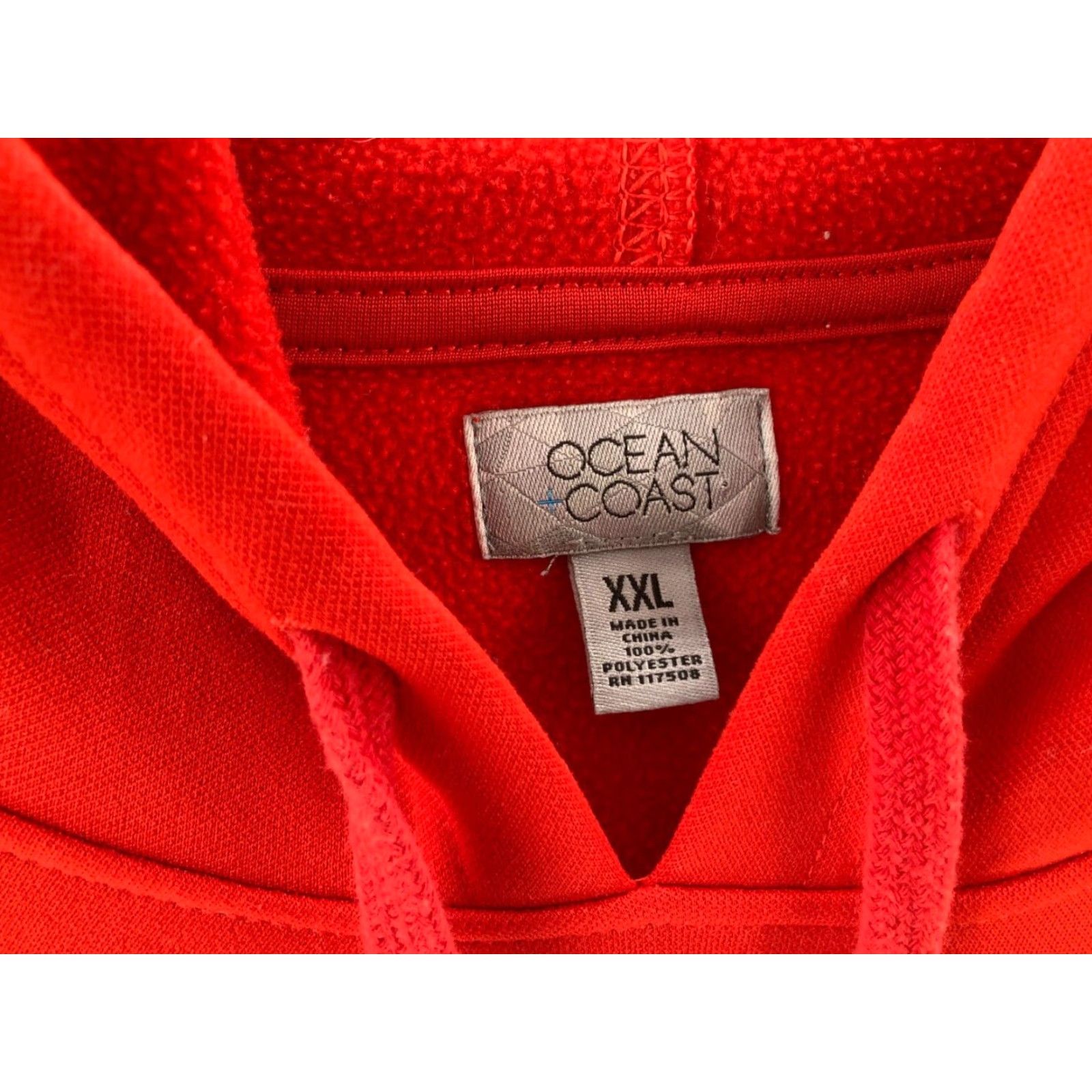 Vintage Ocean and Coast Hoodie Mens XXL Red Long Sleeve Graphic Game Fish Size US XXL / EU 58 / 5 - 2 Thumbnail