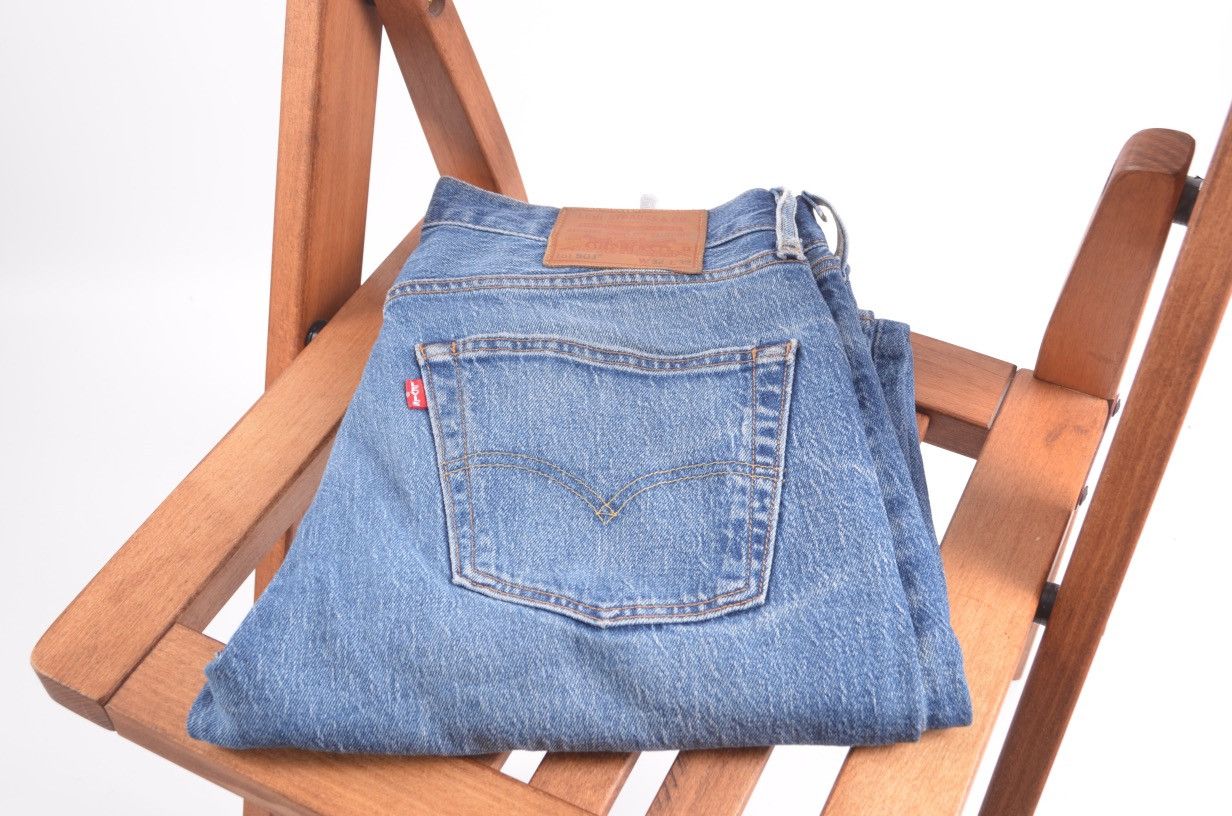 Levi's × Vintage LEVIS PREMIUM BIG E 501 FADED DENIM JEANS fits w33 Size US 32 / EU 48 - 1 Thumbnail