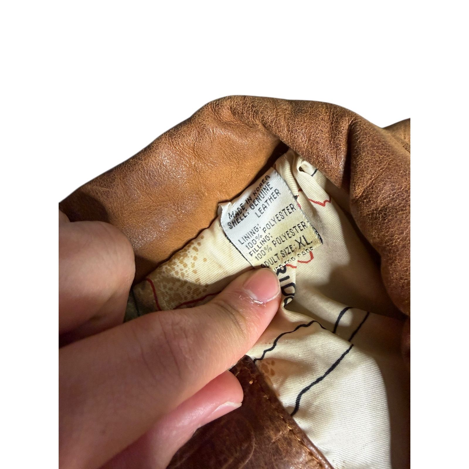 Vintage Marlboro Adventure Team Brown Bomber Leather Jacket