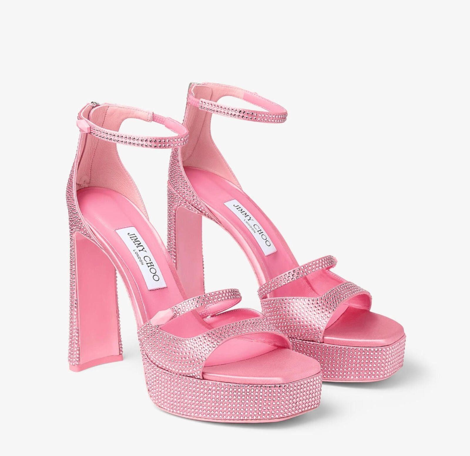 Jimmy Choo Jimmy Choo Clarissa Crystal Platforms Size US 7.5 / IT 37.5 - 2 Thumbnail