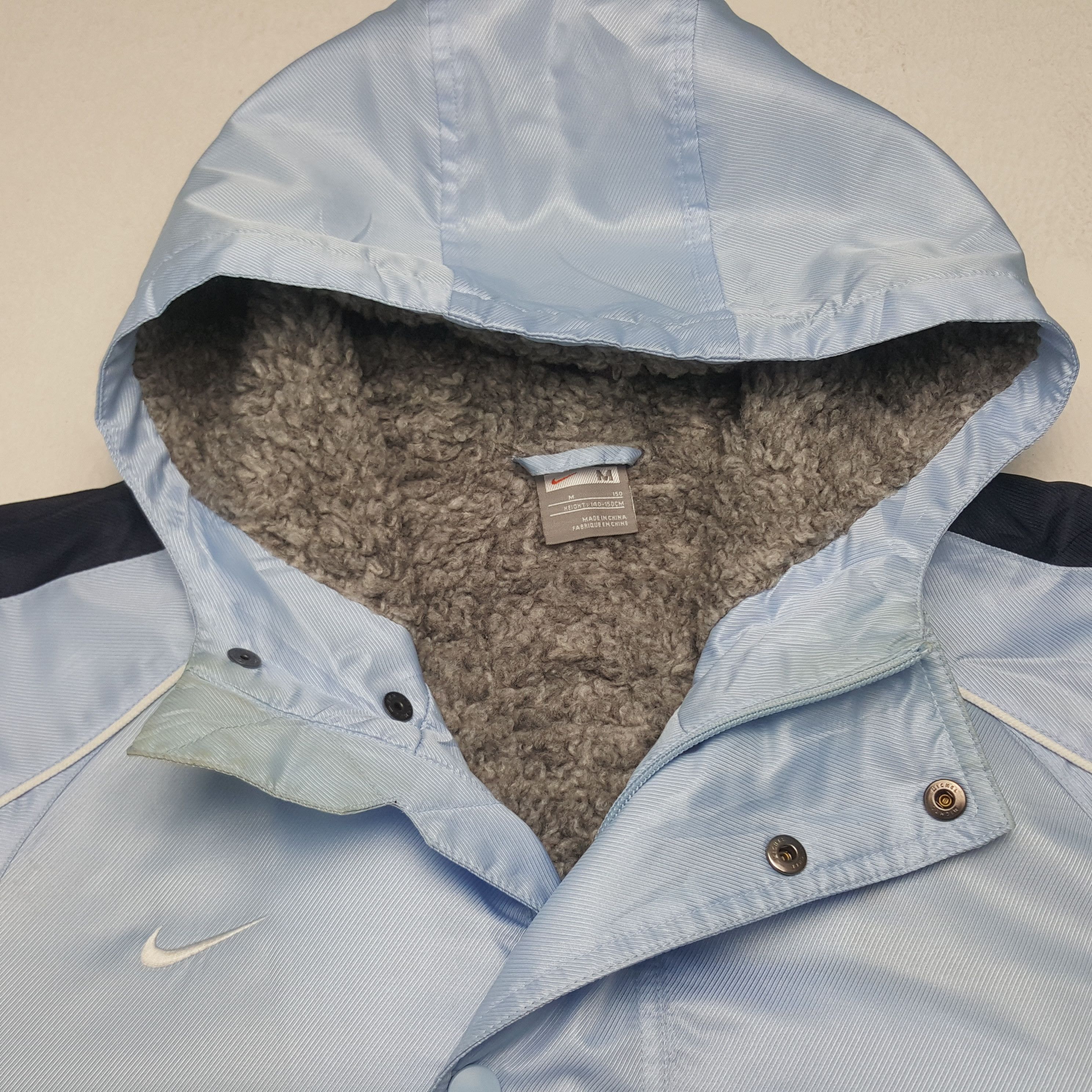 Nike × Vintage Vintage Nike Swoosh Winter Long Jacket Size US M / EU 48-50 / 2 - 5 Thumbnail