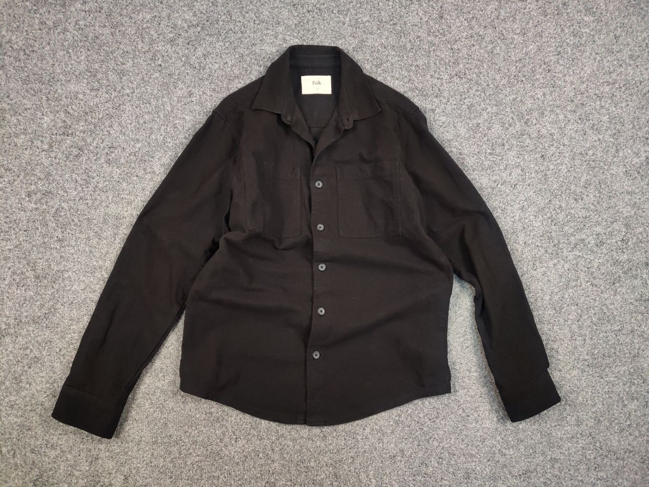 Folk Folk Design Button Long Sleeve Overshirt Pocket Light Jacket Size US M / EU 48-50 / 2 - 11 Thumbnail