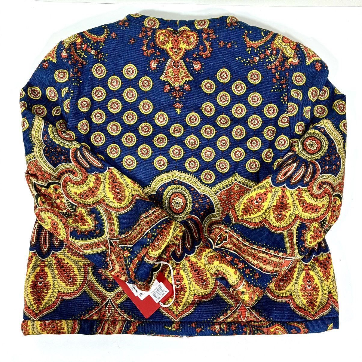 Valentino Valentino Garavani Paisley Crop Denim Jacket 38 IT 2 US NWT Size XS / US 0-2 / IT 36-38 - 9 Thumbnail