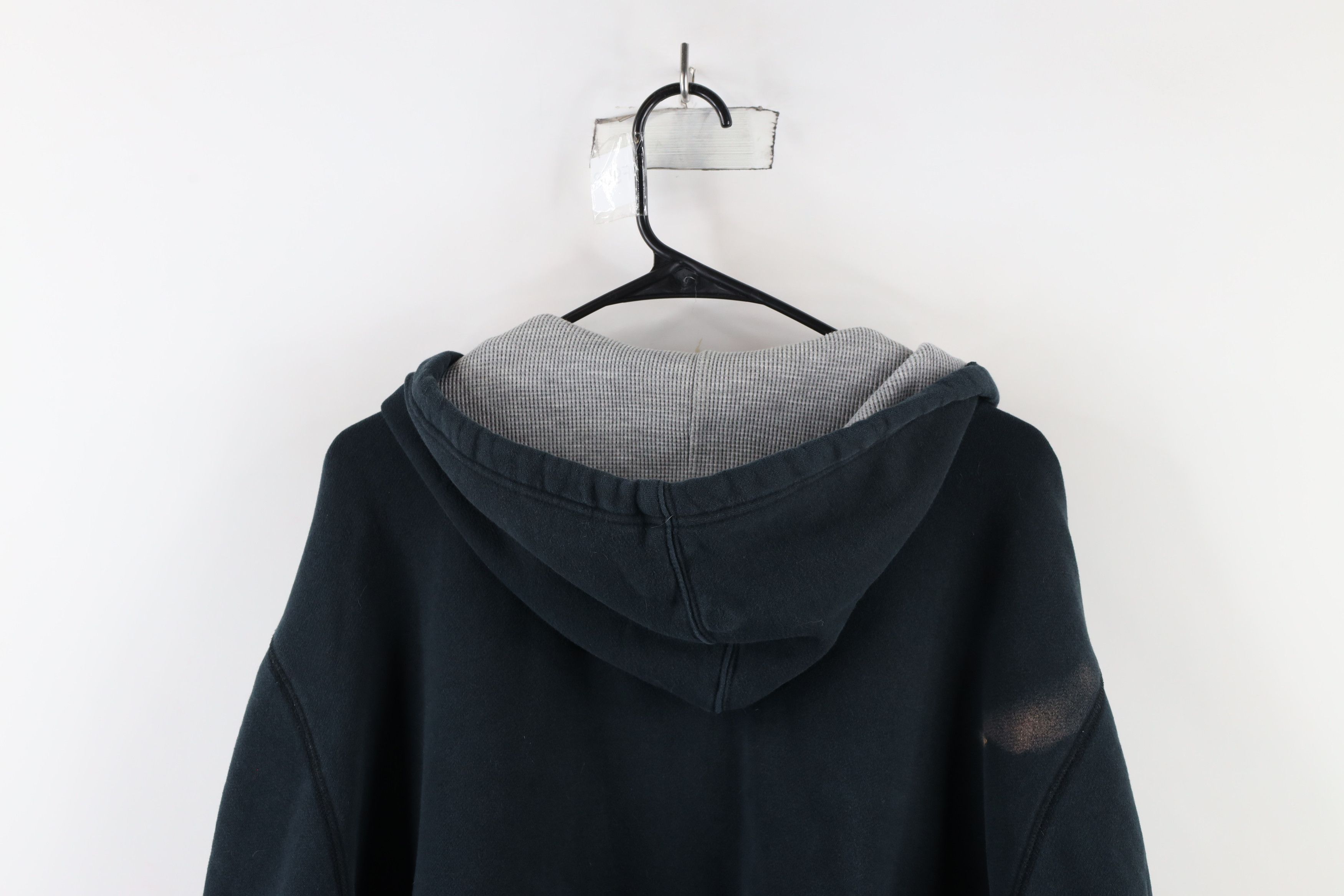Reebok × Vintage Vintage 90s Reebok Spell Thermal Waffle Knit Lined Hoodie Size US M / EU 48-50 / 2 - 13 Thumbnail