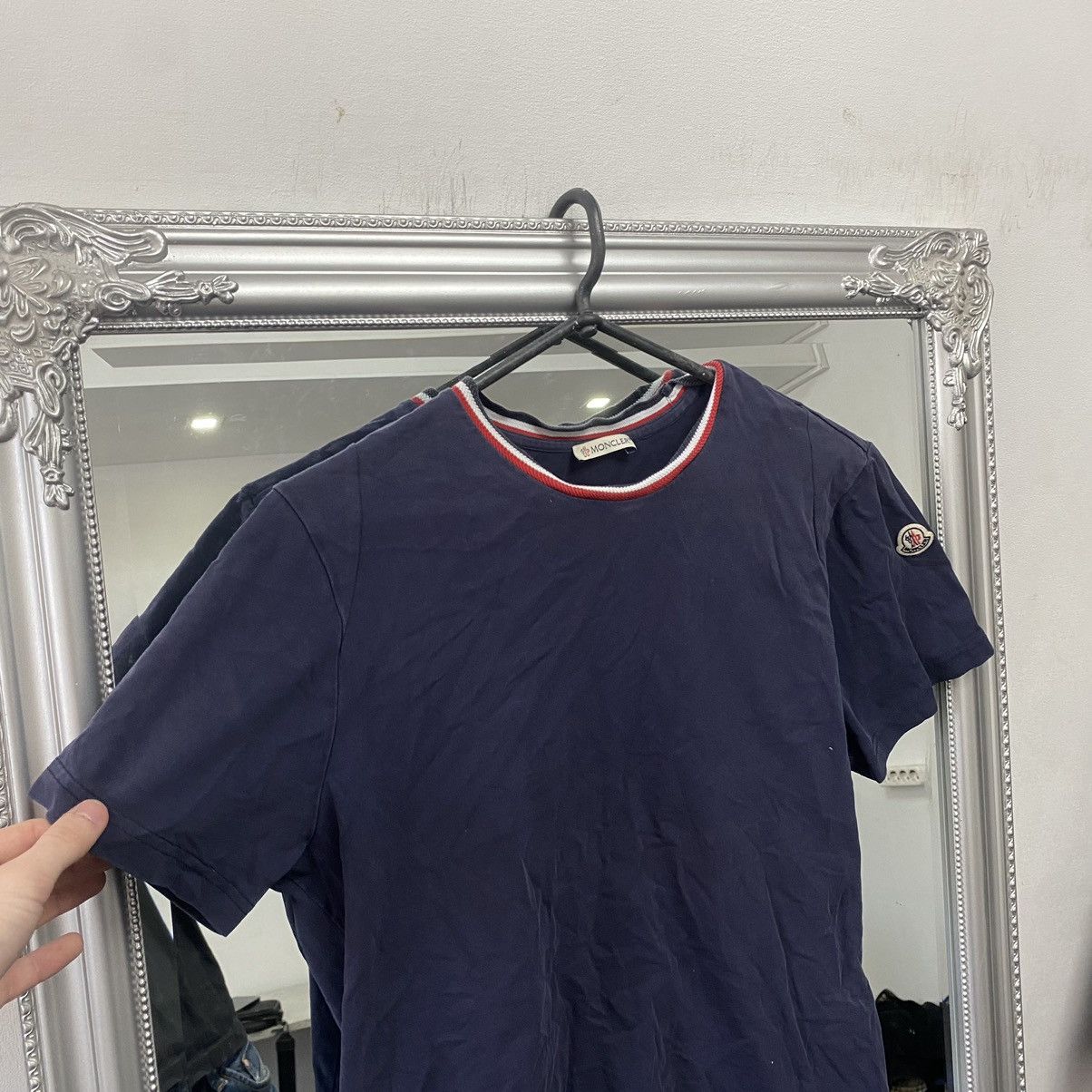 Moncler Moncler polo shirt logo sleeve Size US L / EU 52-54 / 3 - 4 Thumbnail