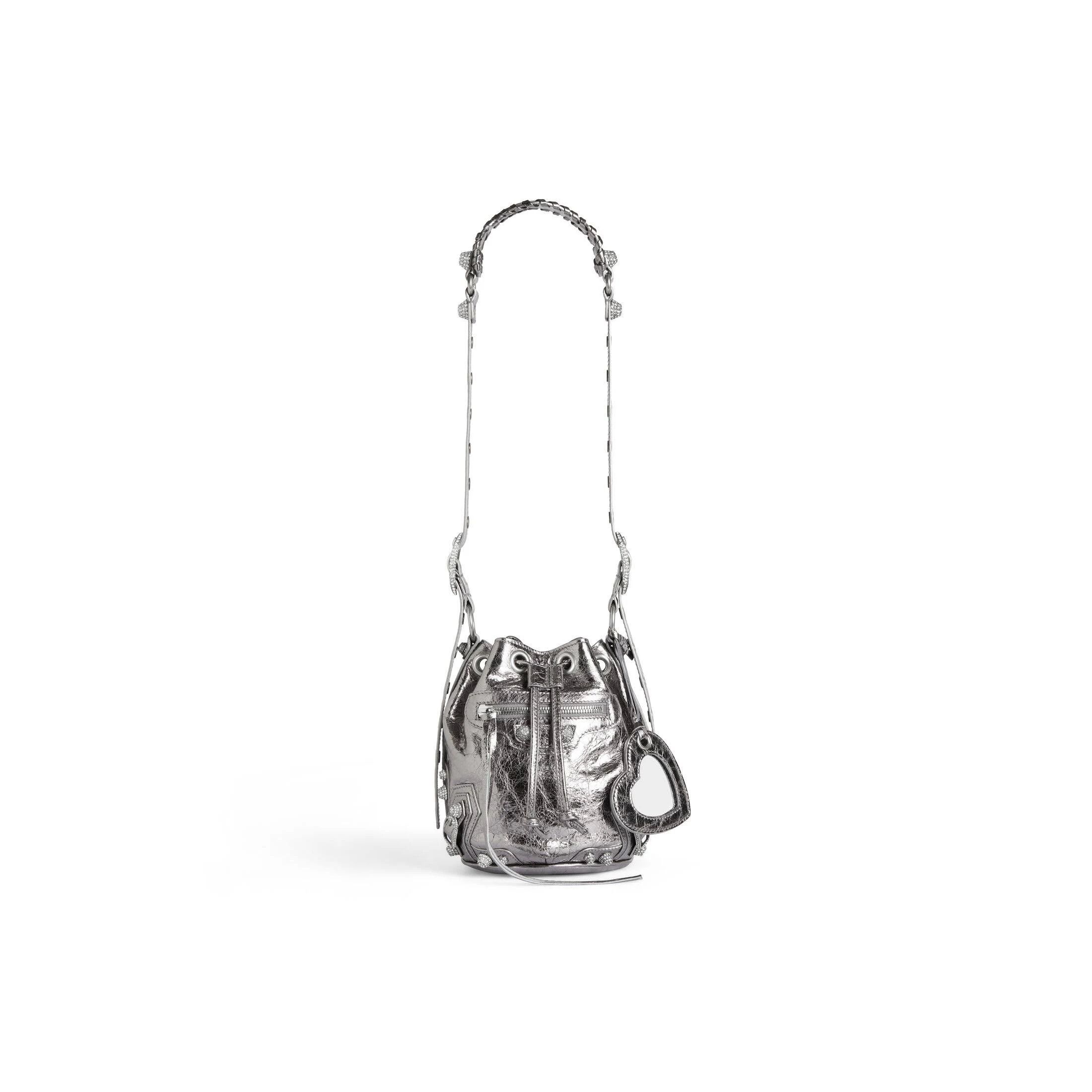 Balenciaga o1srvl11e1124 Size: OS / Le Cagole XS Bucket Bag Metallized Size ONE SIZE - 1 Thumbnail
