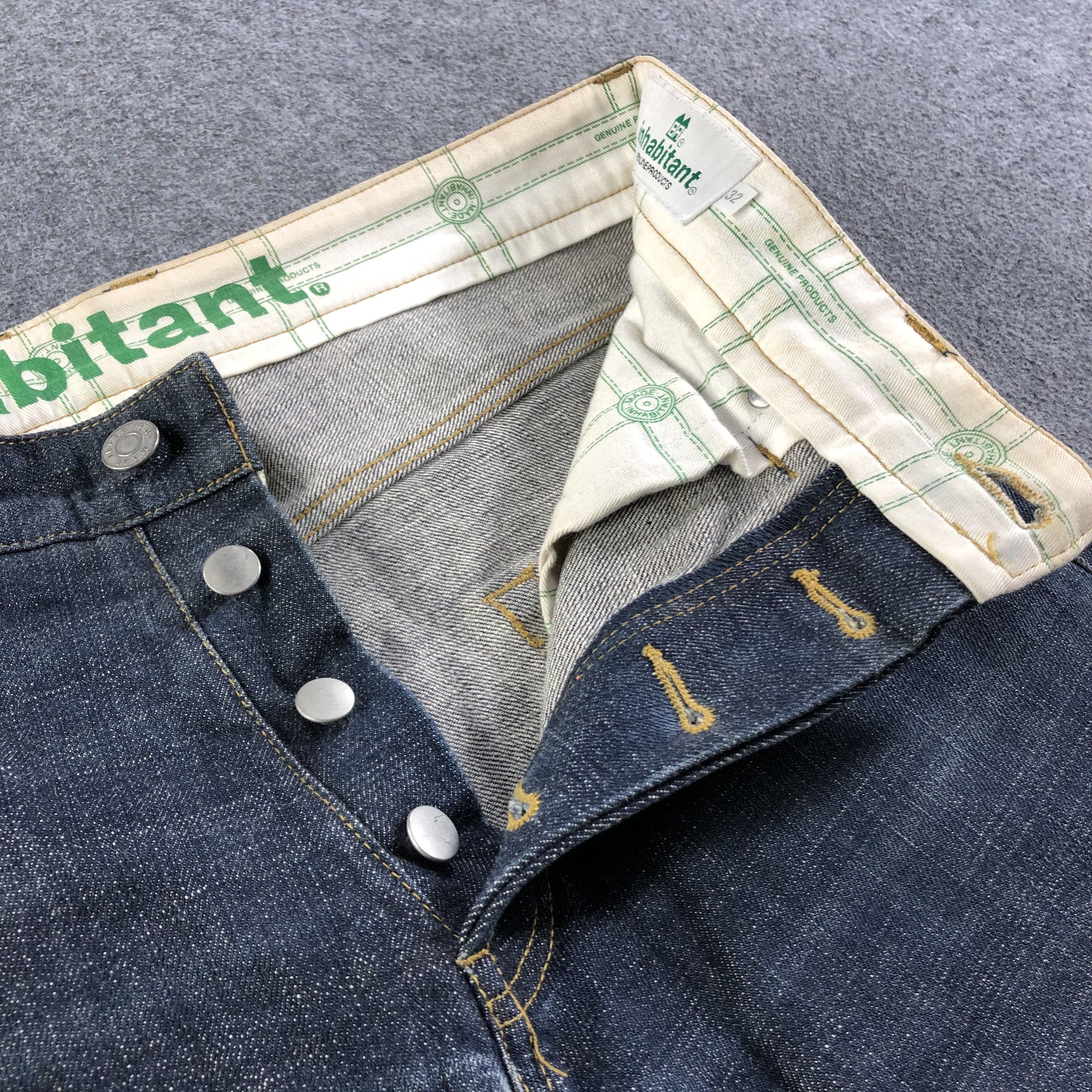 Japanese Brand Japanese Brand Inhabitant Jeans Blue Denim -J2745 Size US 34 / EU 50 - 11 Thumbnail