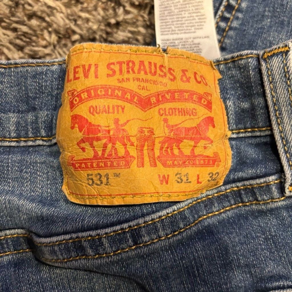 Levi's Men’s Levi's 531 Athletic Slim Jeans Size US 31 - 1 Thumbnail