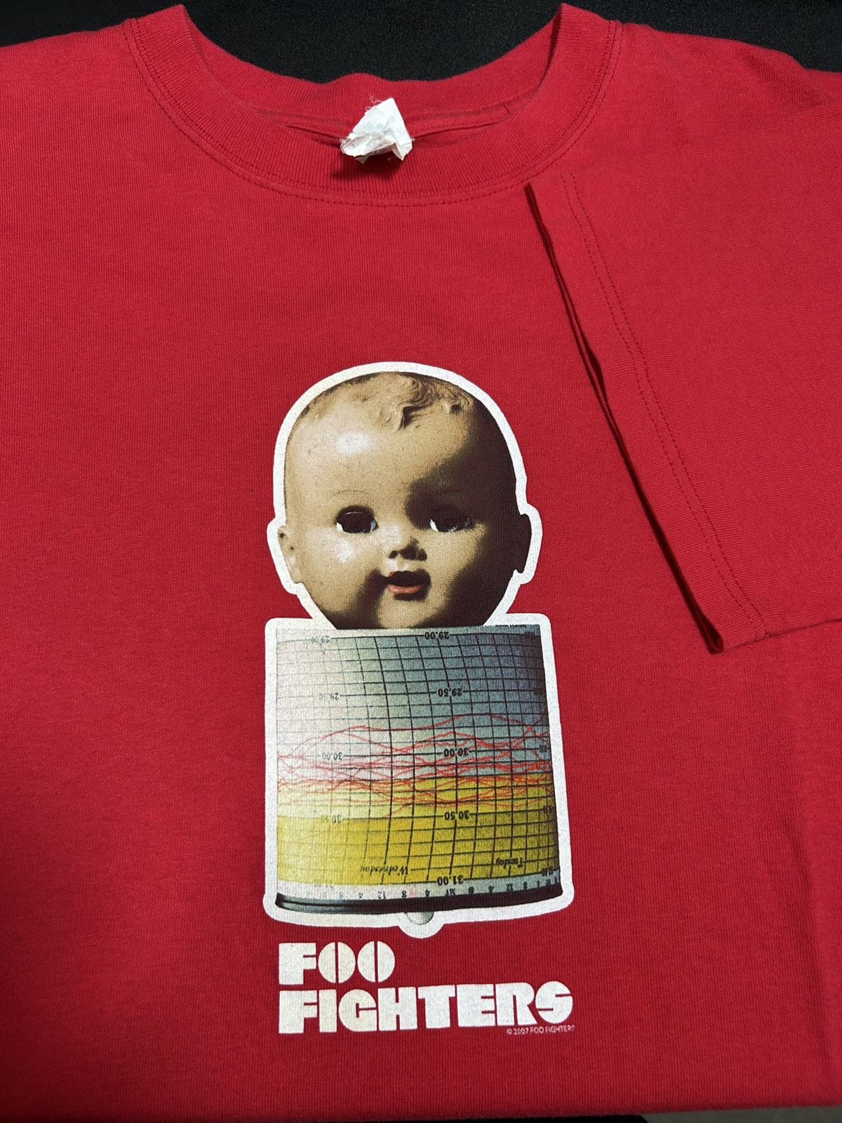 Band Tees × Vintage 2007 Foo Fighters Baby Head Size US M / EU 48-50 / 2 - 2 Thumbnail