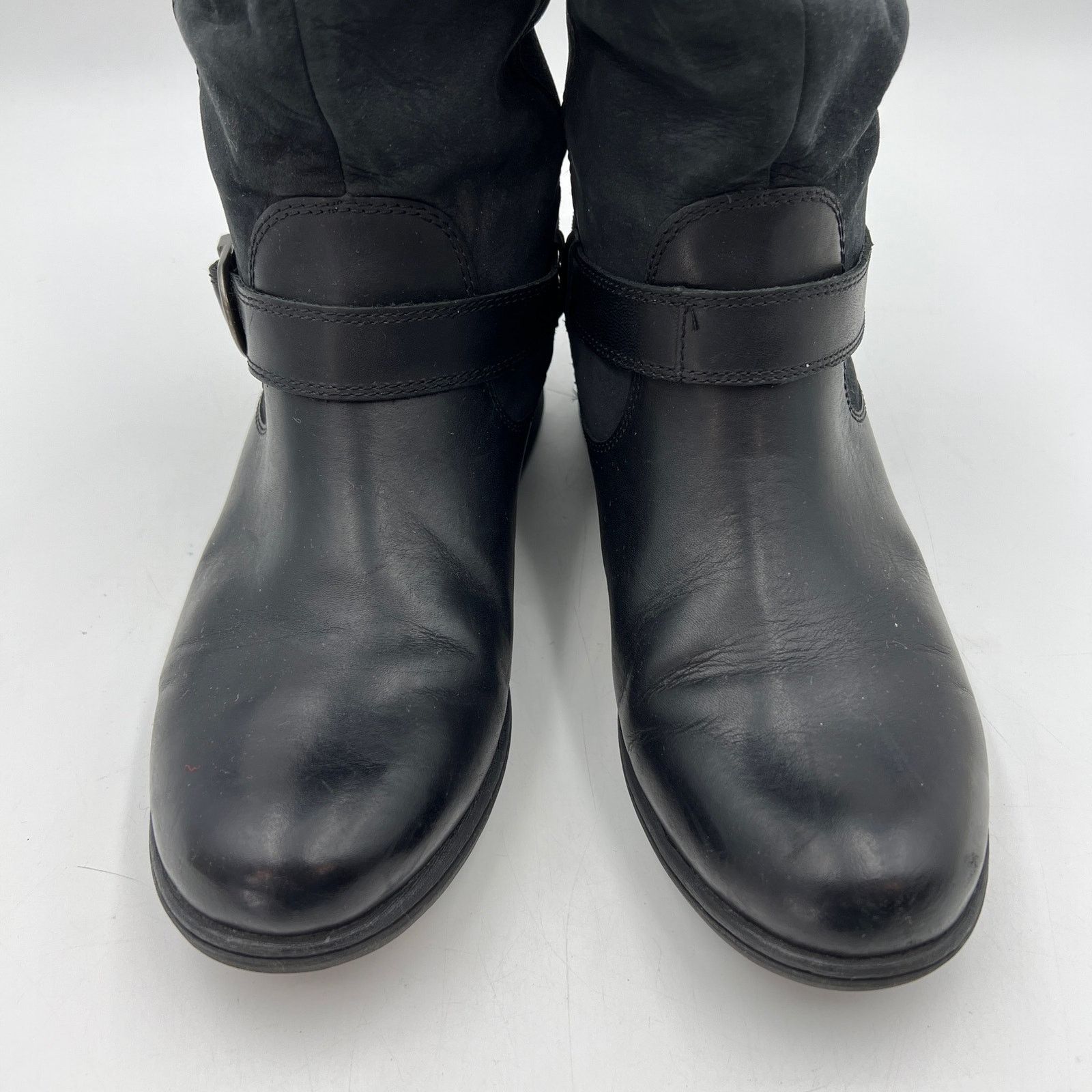 Other Bogs Carly Boots Waterproof Black Leather Ankle Booties Size US 9.5 / IT 39.5 - 2 Thumbnail