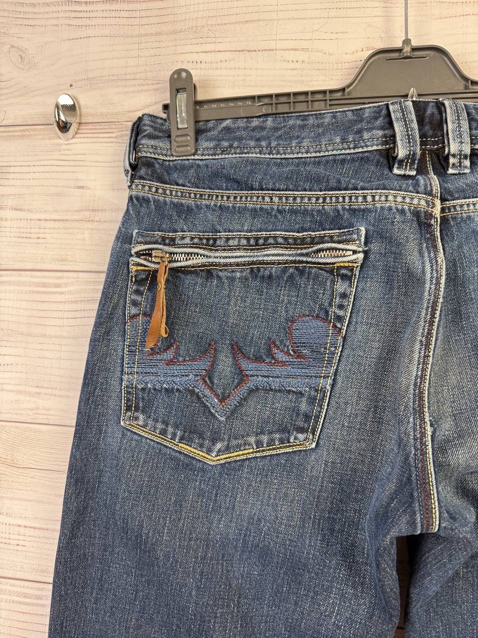 Diesel 🔥Vintage Diesel Jeans Faded Washed Avant Garde Flared Baggy🔥 Size US 34 / EU 50 - 13 Thumbnail