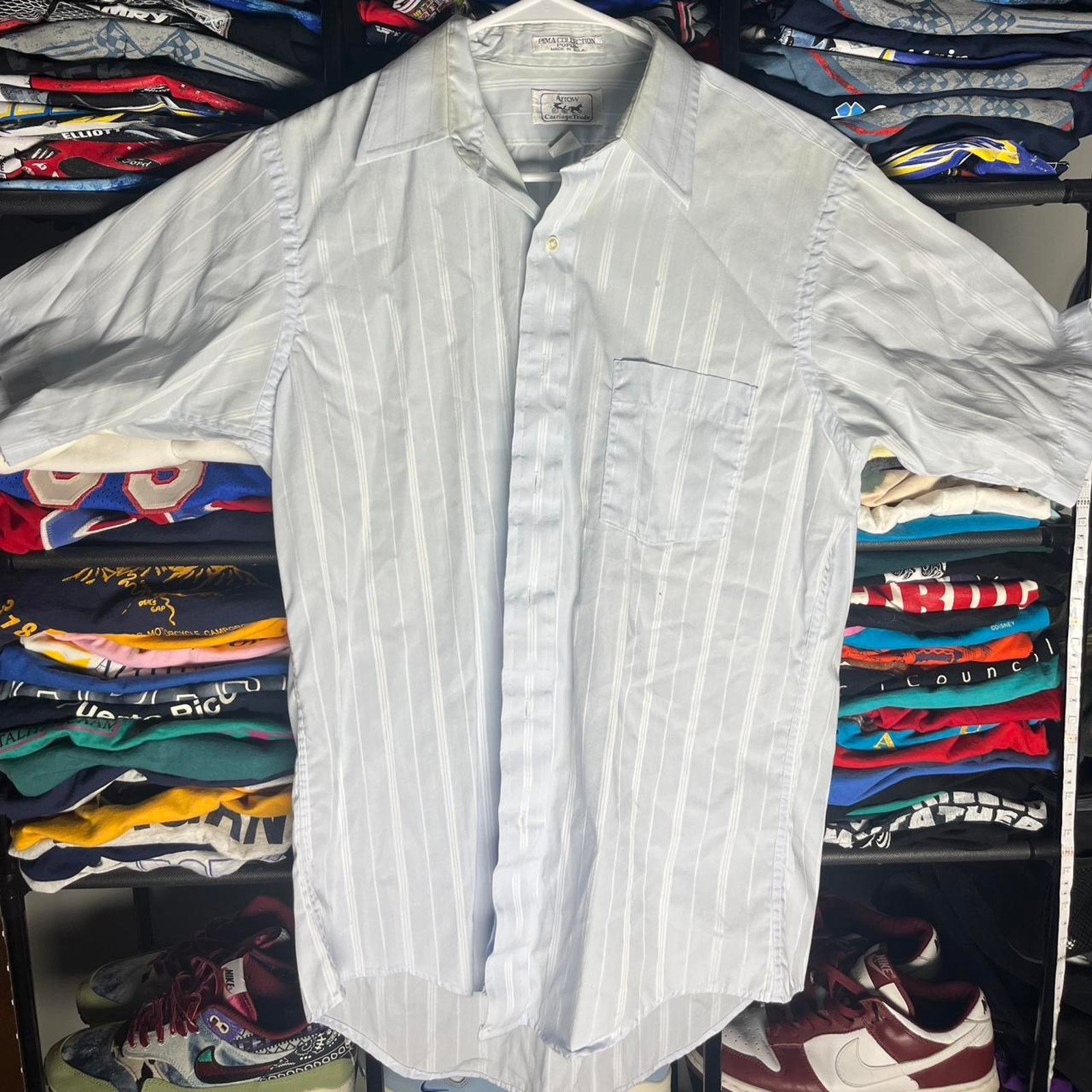 Arrow Vintage arrow striped button up Size US L / EU 52-54 / 3 - 1 Thumbnail
