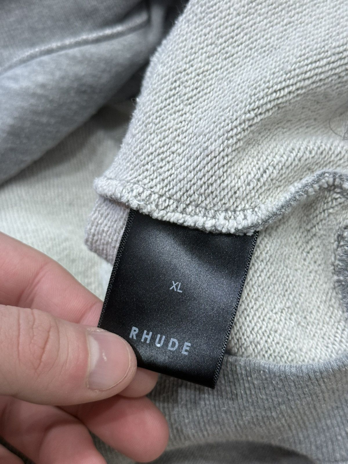 Rhude Rhude Classic Logo Quarter Zip Sweatshirt Size US XL / EU 56 / 4 - 14 Thumbnail