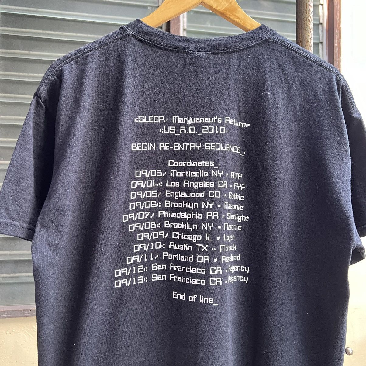 Band Tees VTG Sleep 2010 Marijuanaut’s Return Band Tour Tee Shirt Size US L / EU 52-54 / 3 - 5 Thumbnail