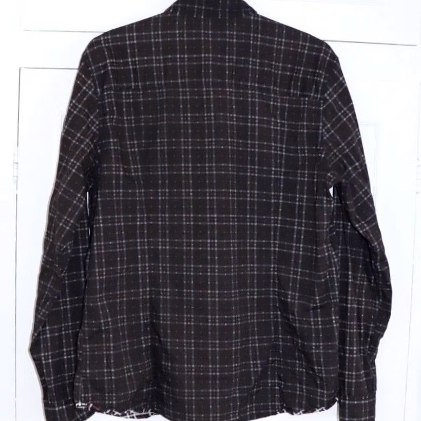 DKNY DKNY Shirt XL Fitted Mens Check Brown Red Long Sleeve Button Up Size US XL / EU 56 / 4 - 2 Thumbnail