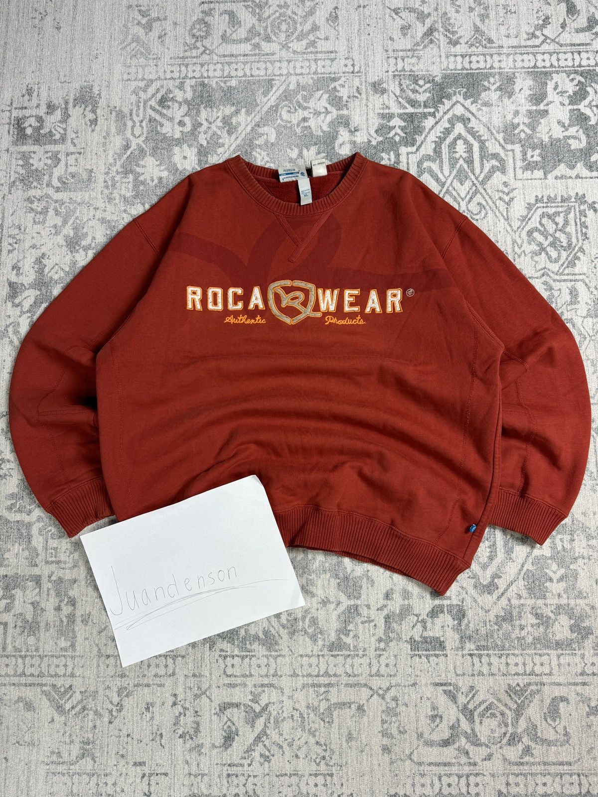 Rocawear 90s Rocawear Vintage Big Logo Baggy Boxy Crewneck Sweatshirt Size US XL / EU 56 / 4 - 2 Thumbnail