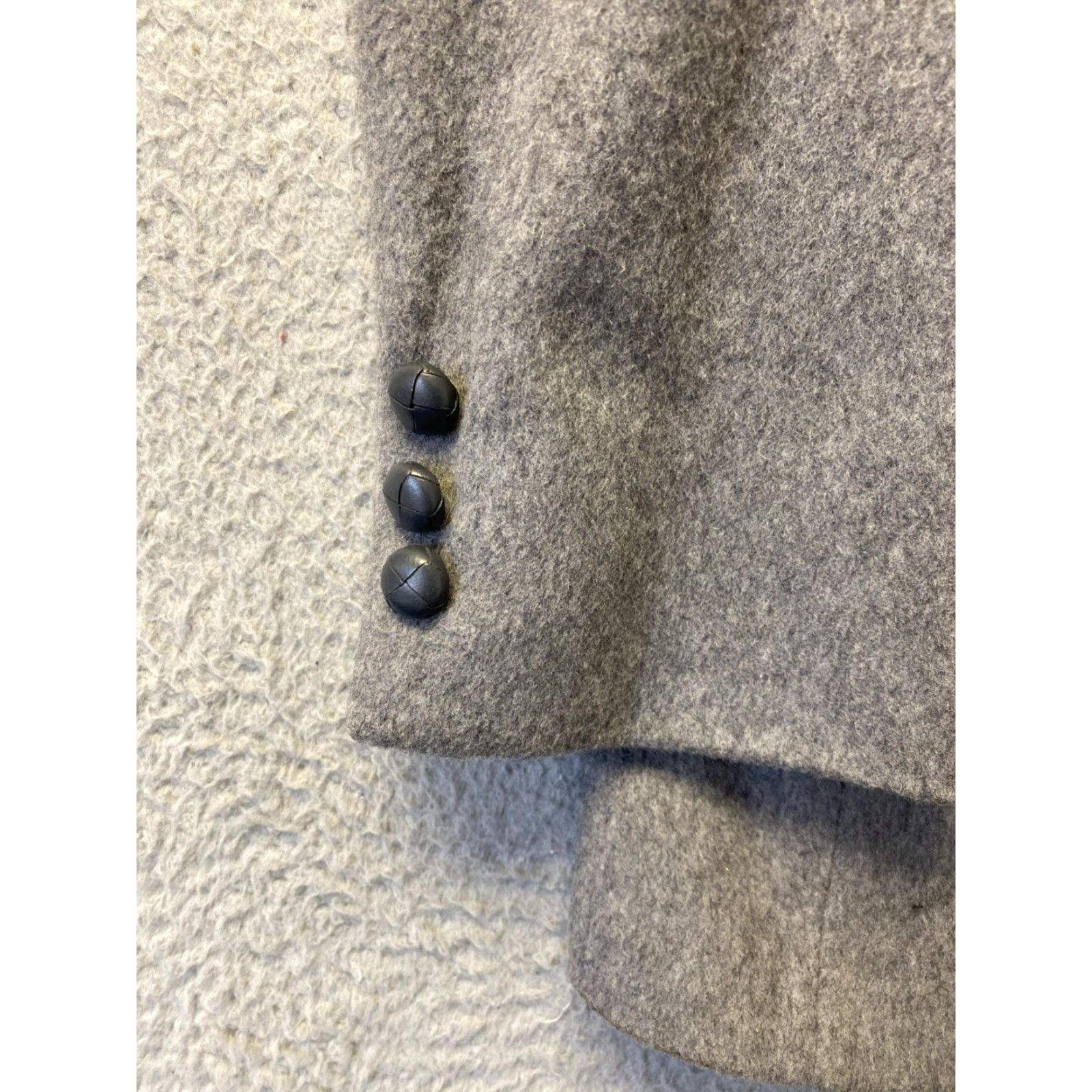 Vintage VINTAGE Harris Tweed Sheplers Western Blazer Jacket Sz 40R Gray 70s Mens Size 40R - 2 Thumbnail